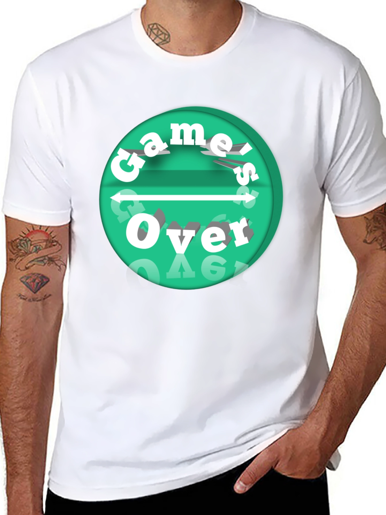 Game Over T-Shirt - Retro Gamer Style