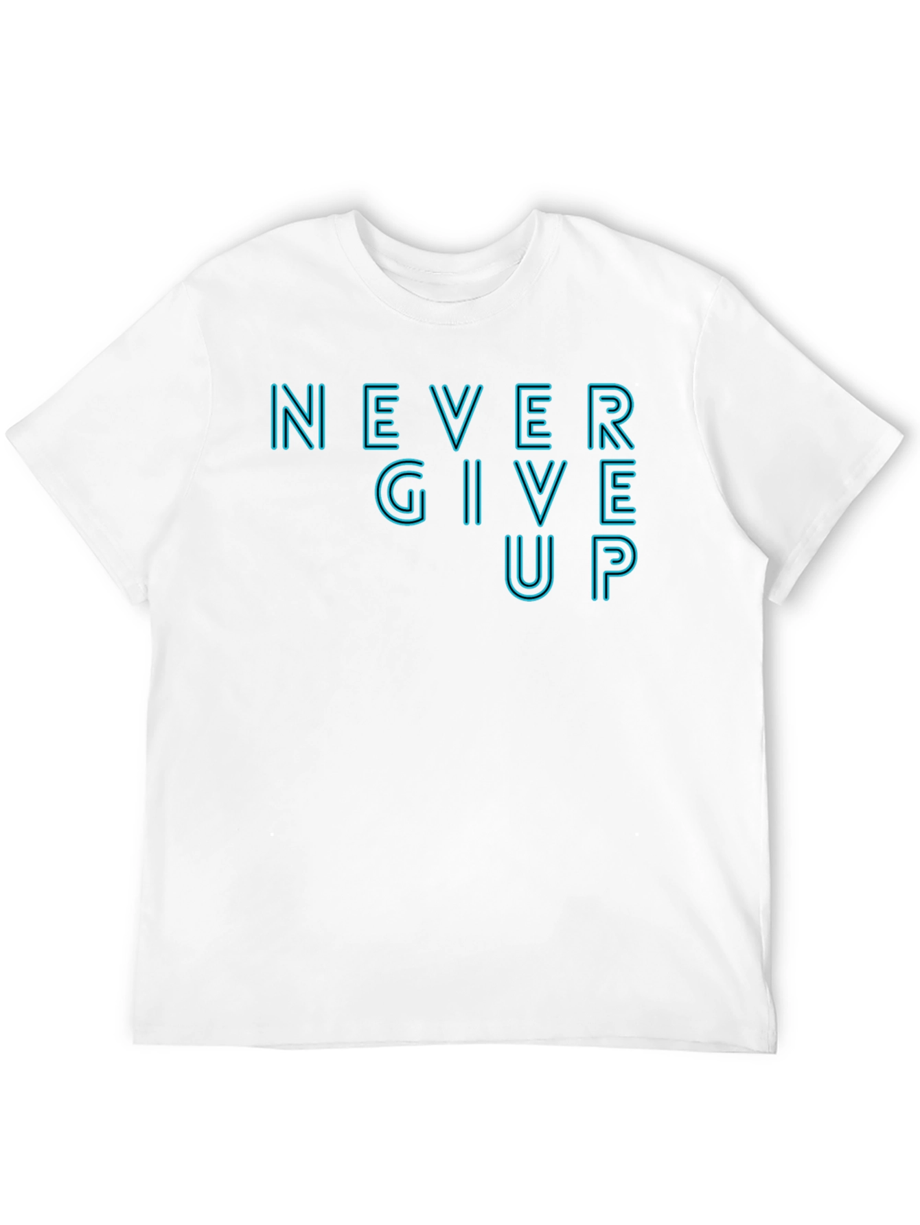 Motivational Never Give Up Graphic Tee
