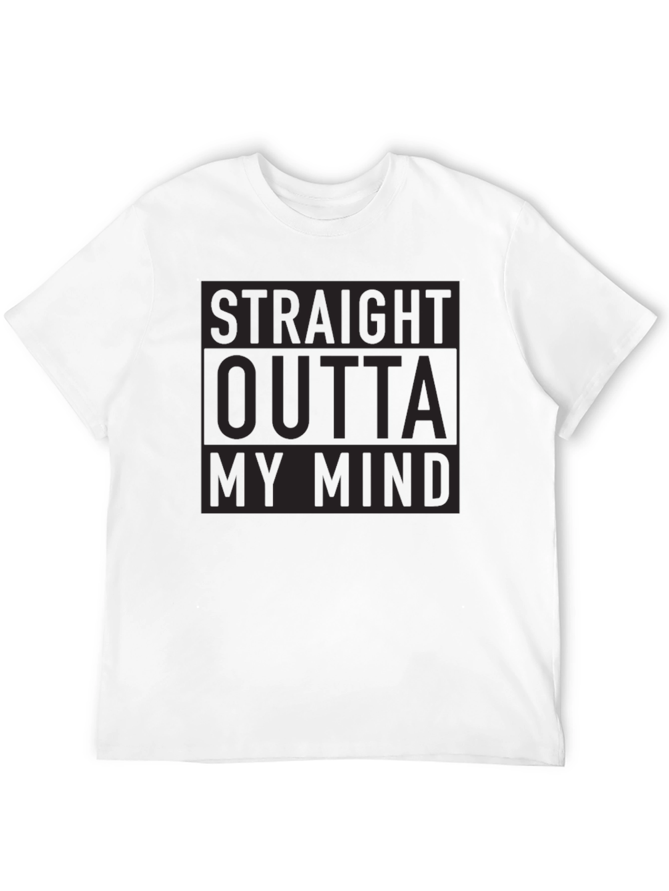 Straight Outta My Mind Black Tee