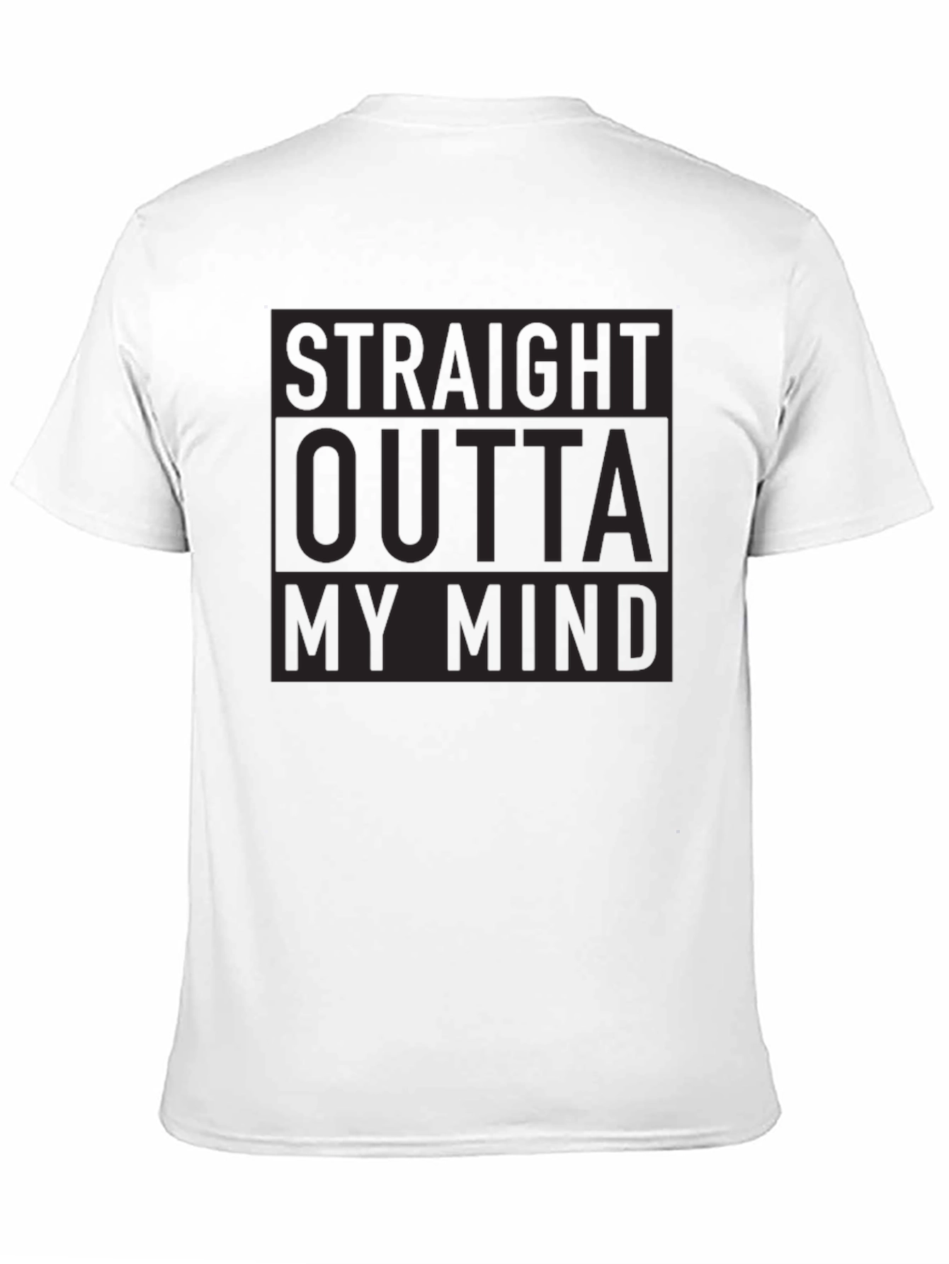 Straight Outta My Mind Black Tee