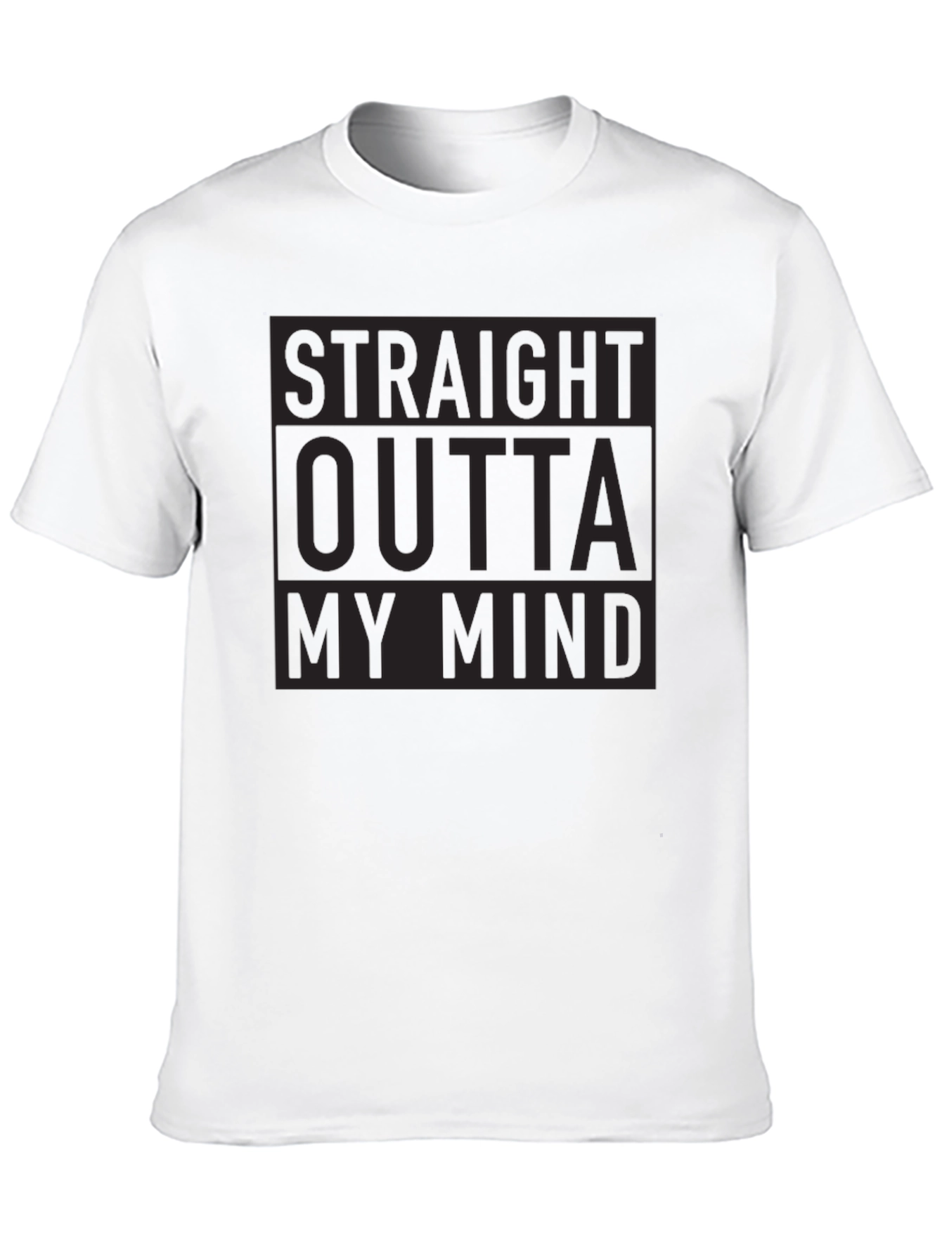 Straight Outta My Mind Black Tee