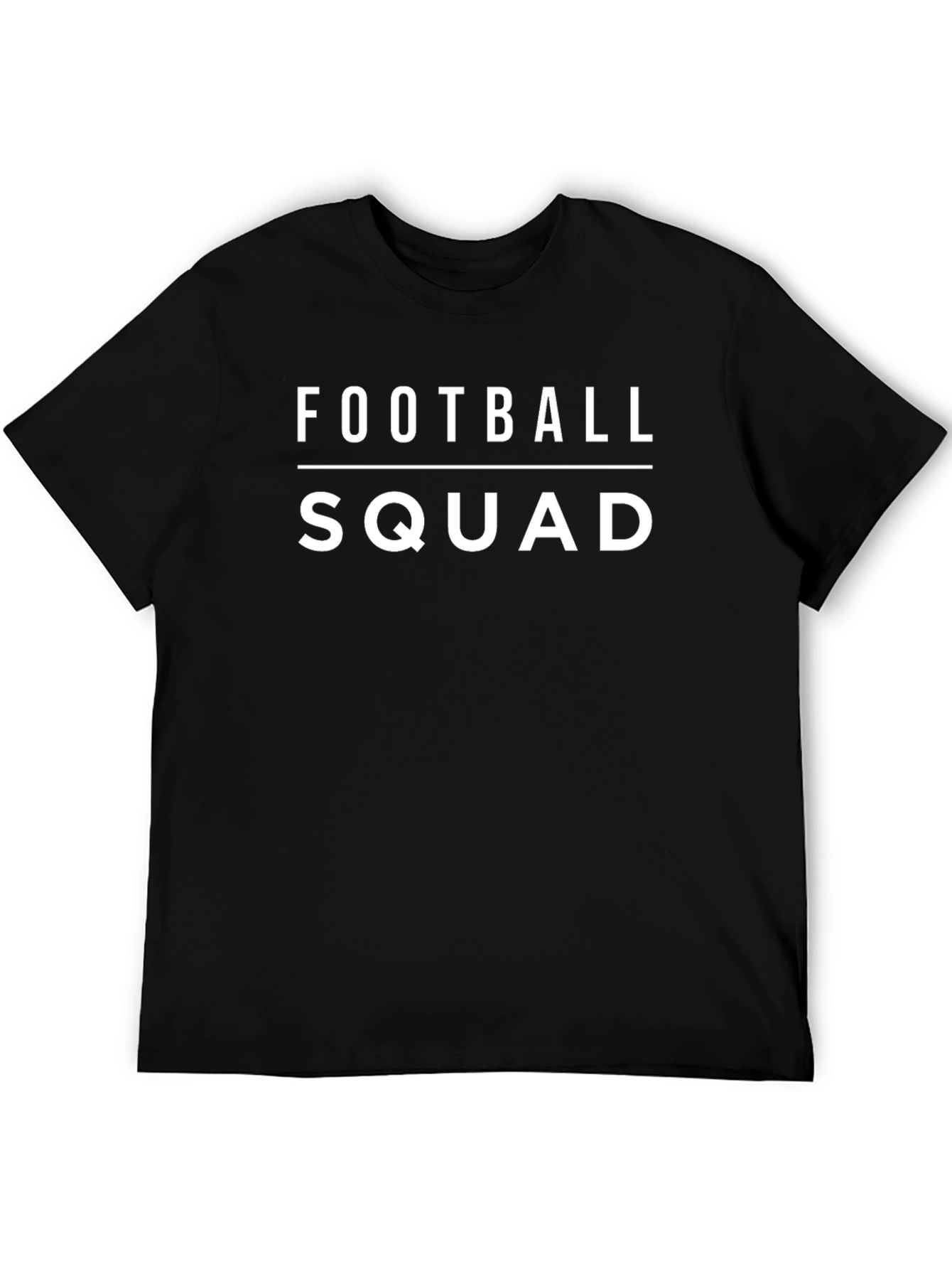Football Squad Graphic Tee - Black