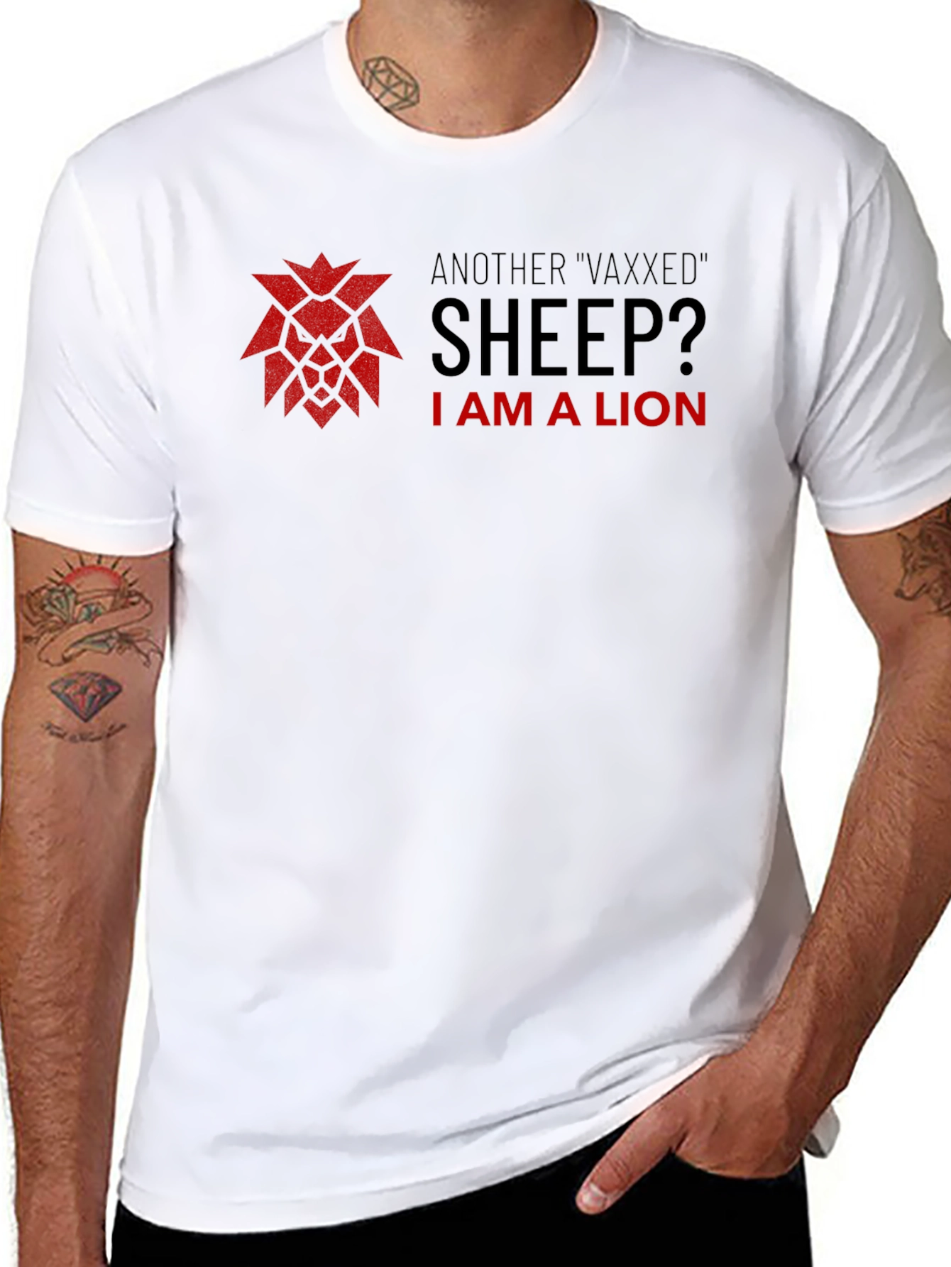 I am a Lion T-shirt - Anti-Vax Statement