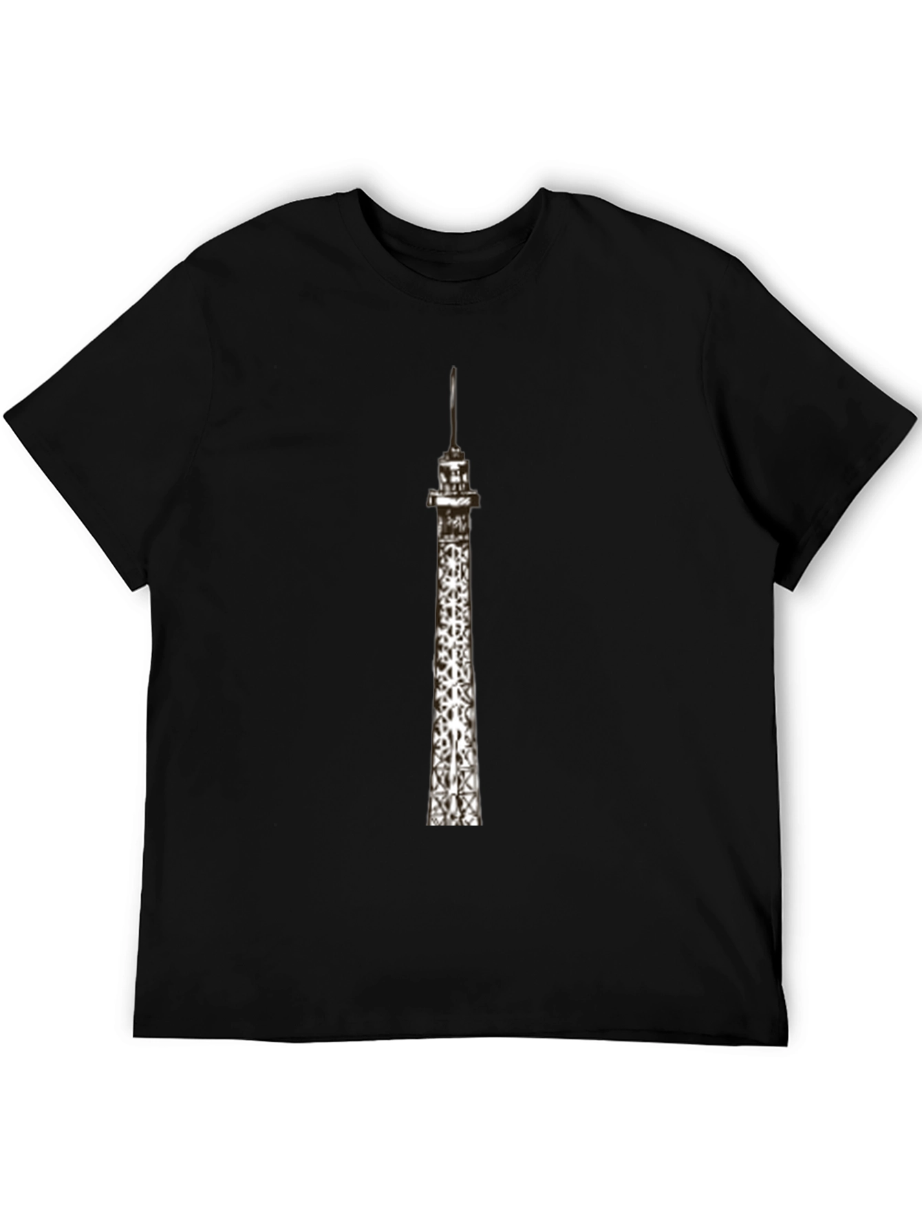 Tokyo Tower Graphic Tee - Black T-Shirt