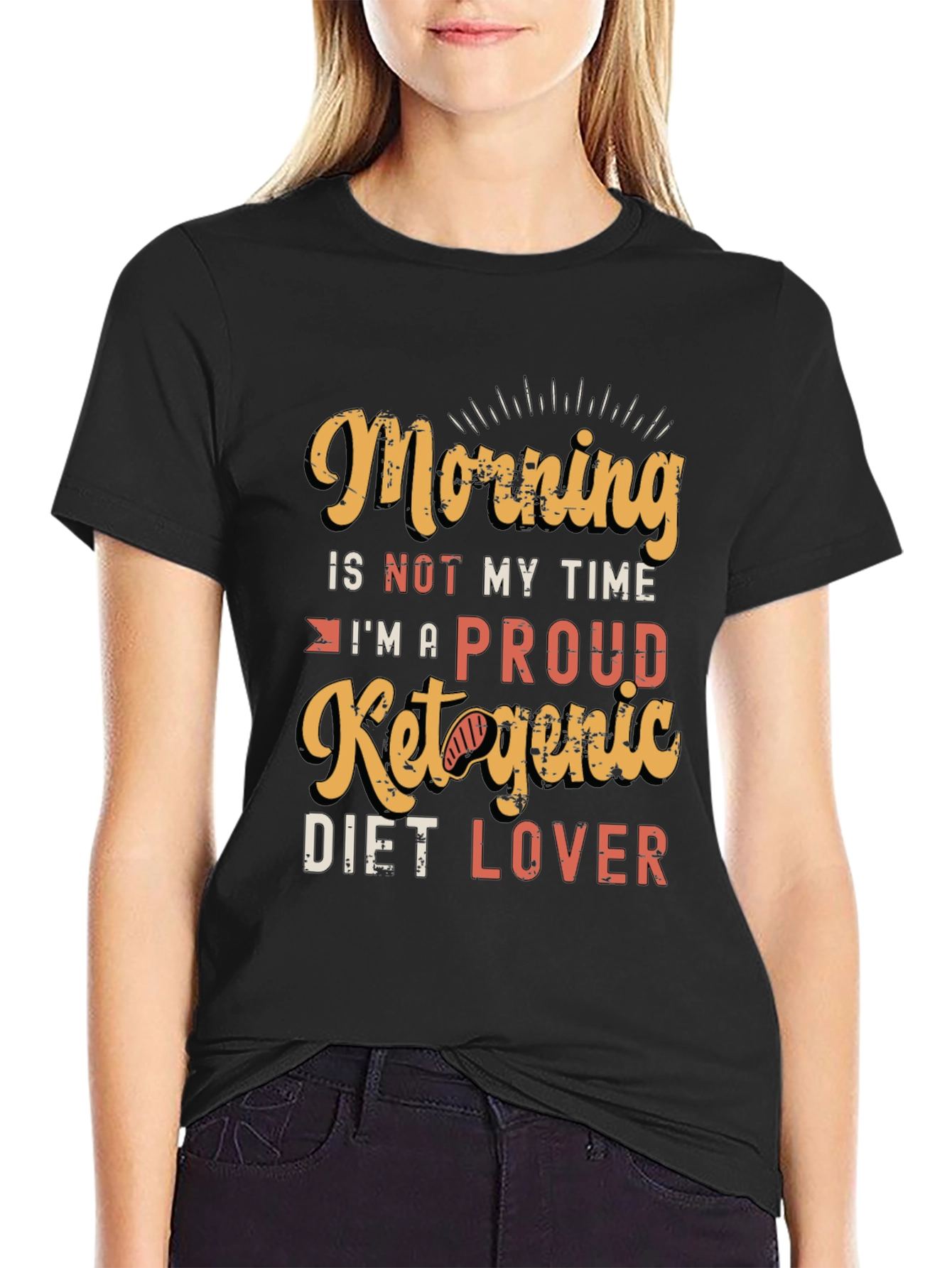 Morning Not My Time Keto Diet T-Shirt