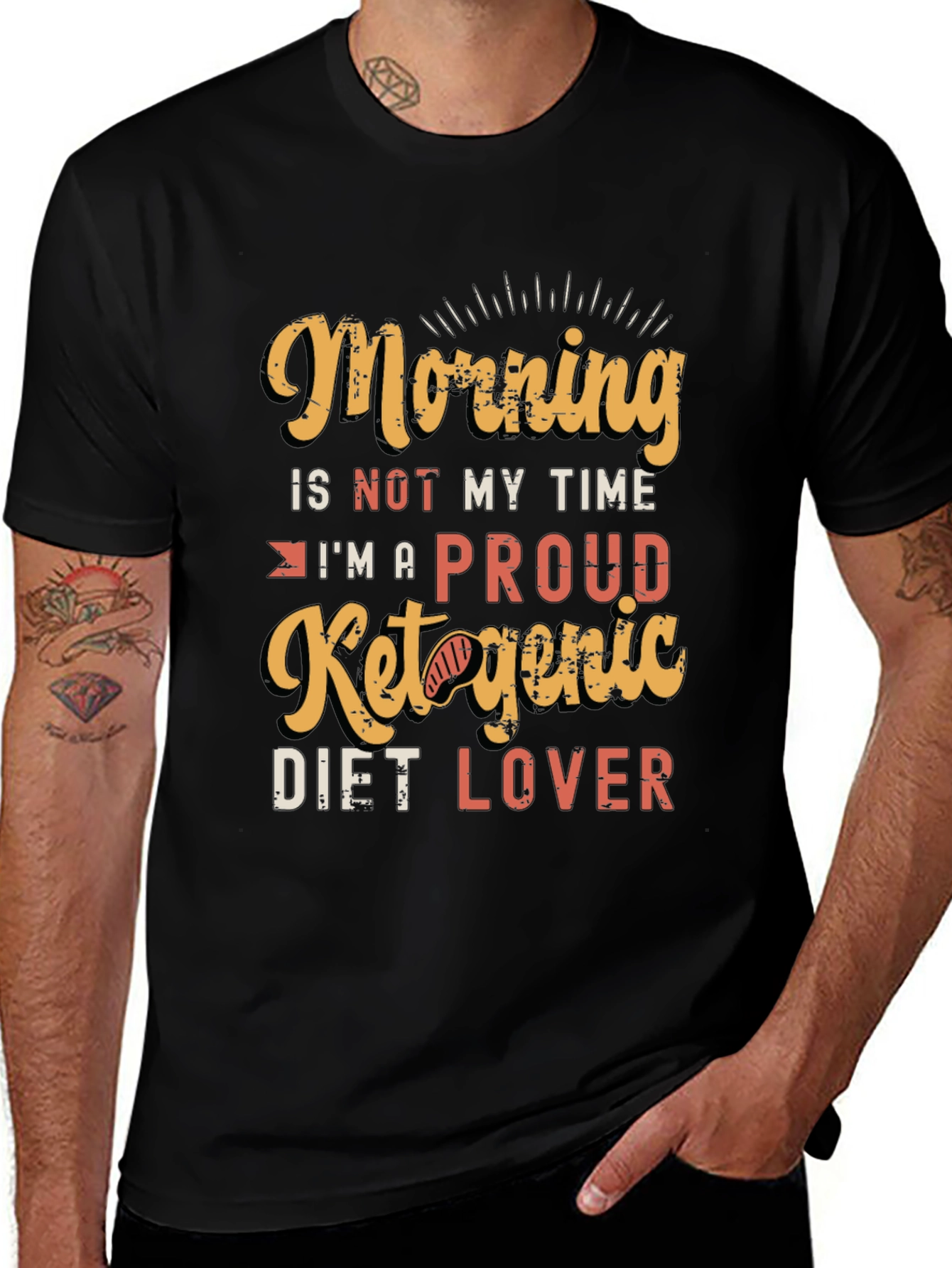 Morning Not My Time Keto Diet T-Shirt