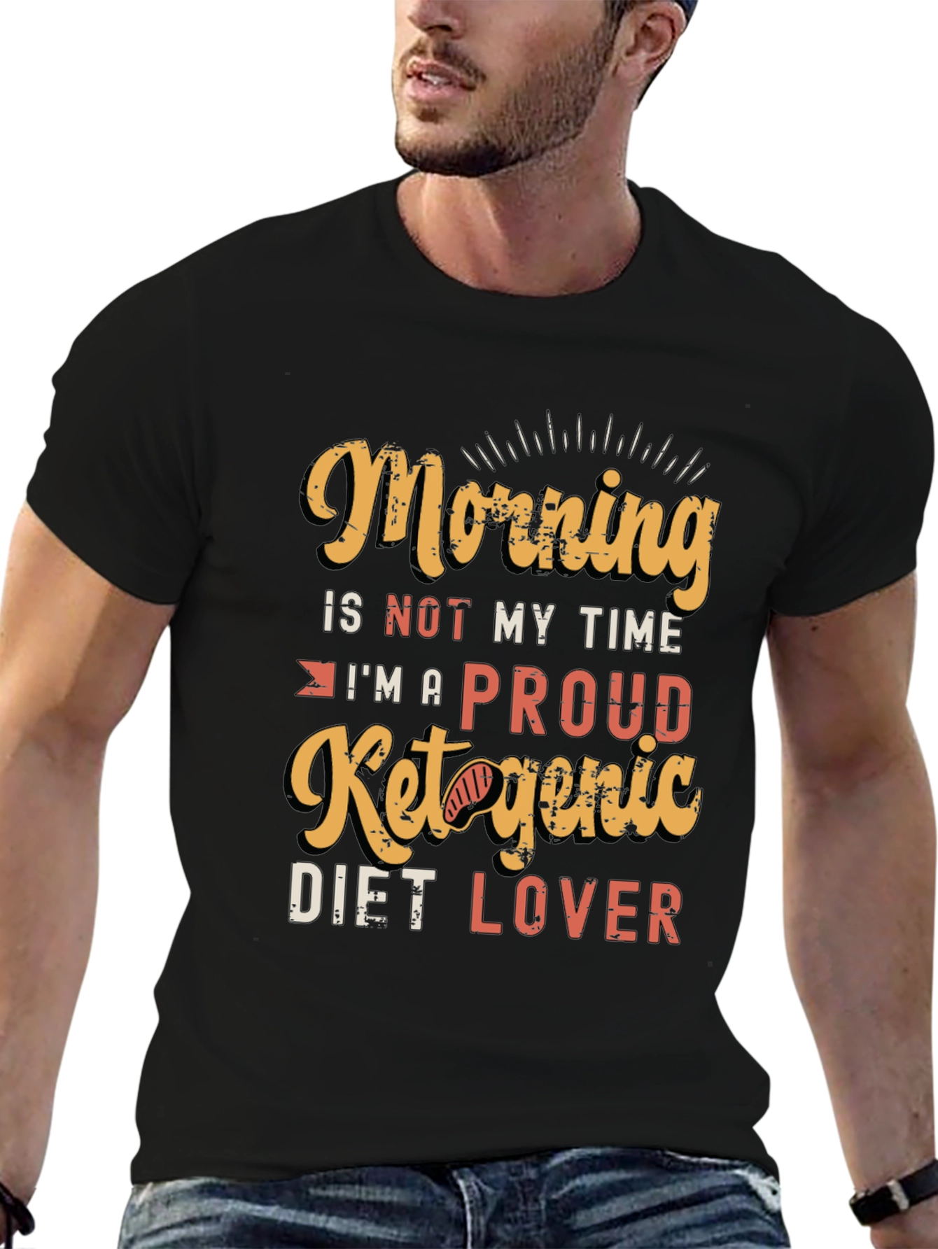 Morning Not My Time Keto Diet T-Shirt