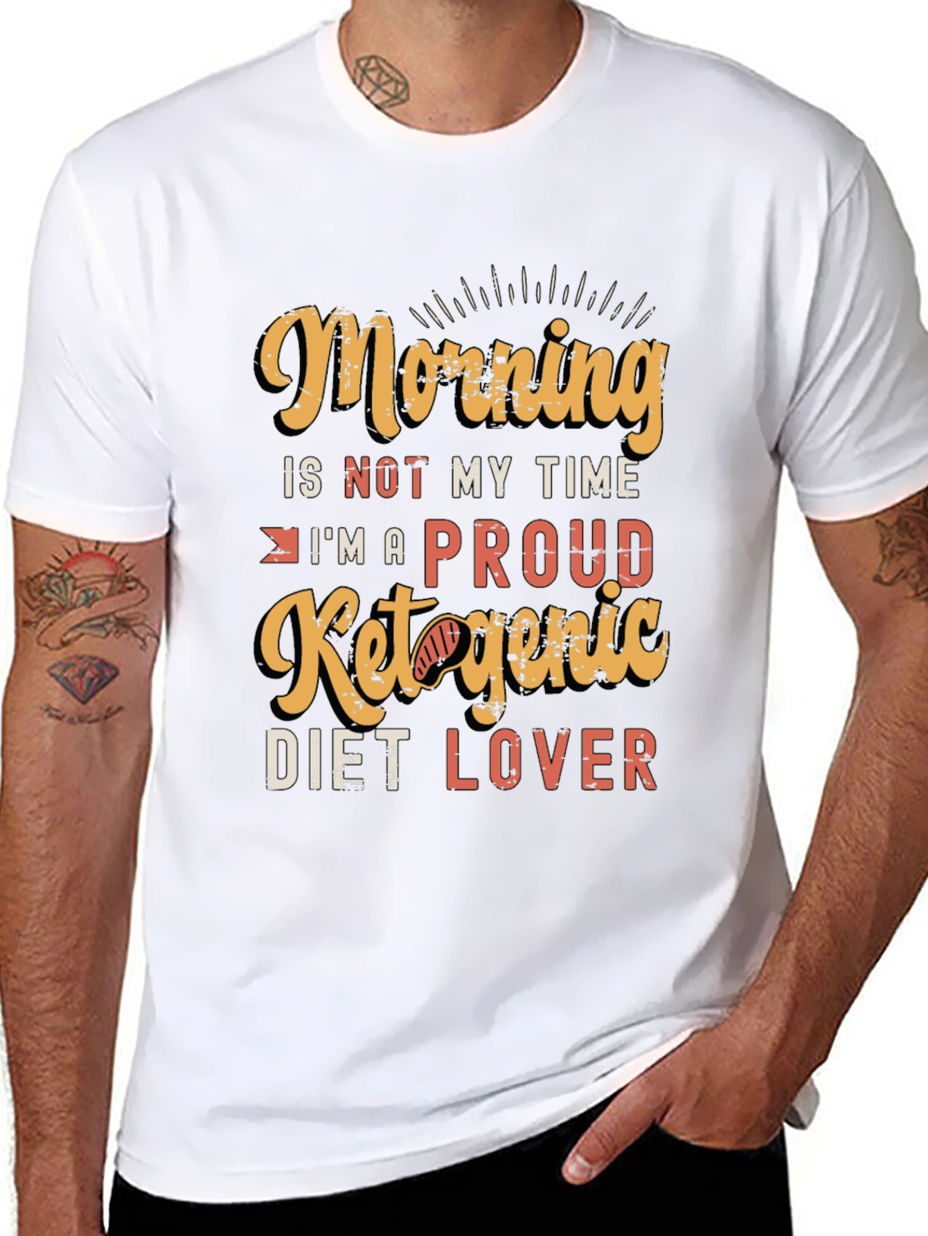 Morning Not My Time Keto Diet T-Shirt