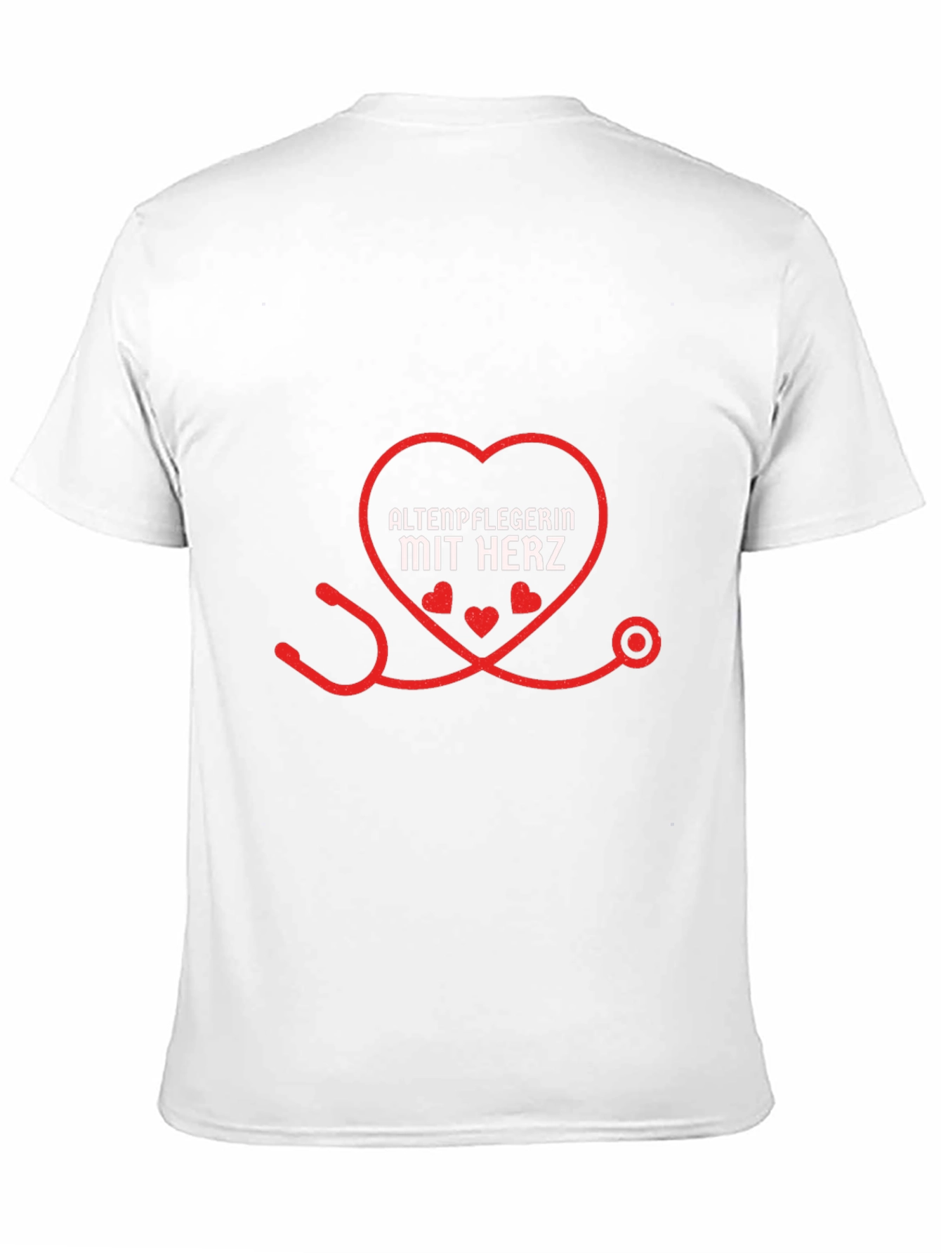 Caregiver with Heart Black T-Shirt