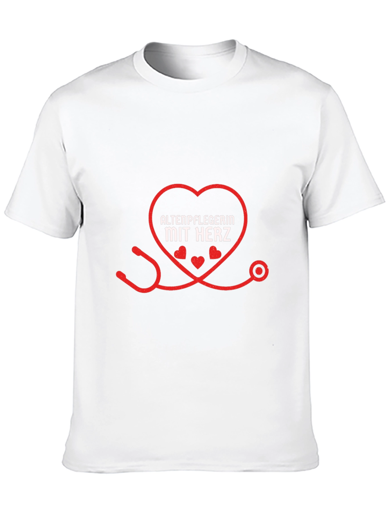 Caregiver with Heart Black T-Shirt