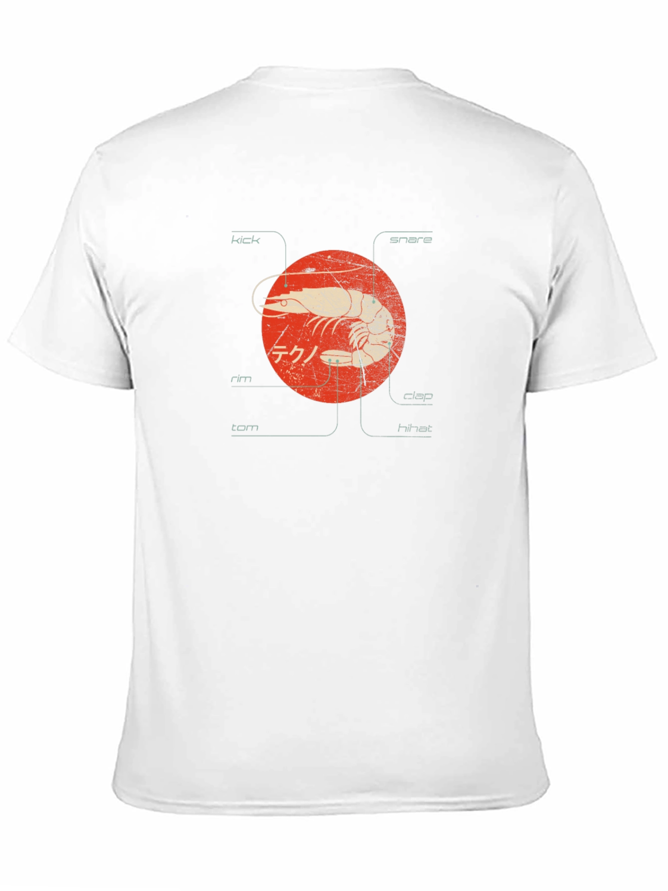 Shrimp Techno Graphic Tee