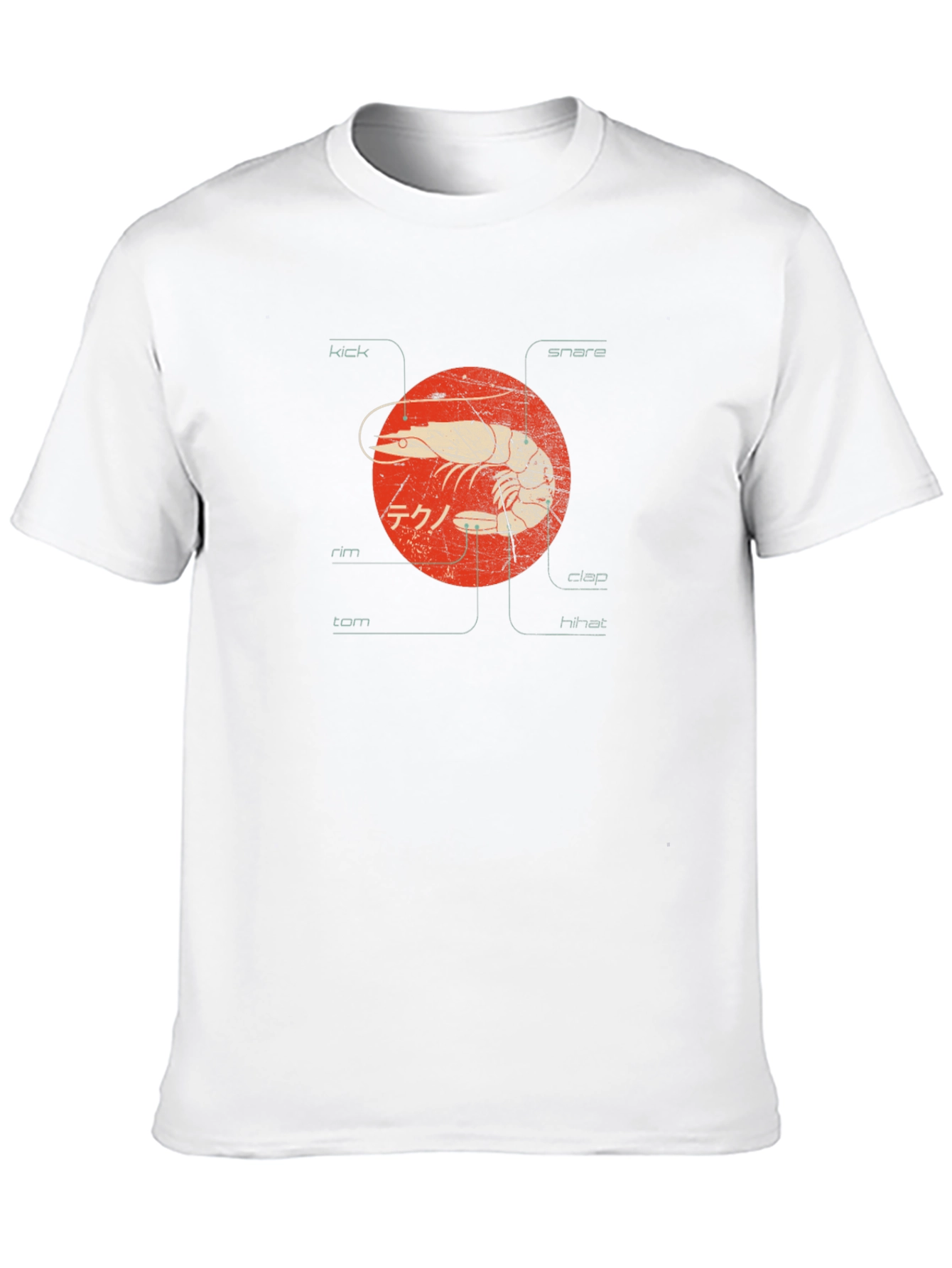 Shrimp Techno Graphic Tee