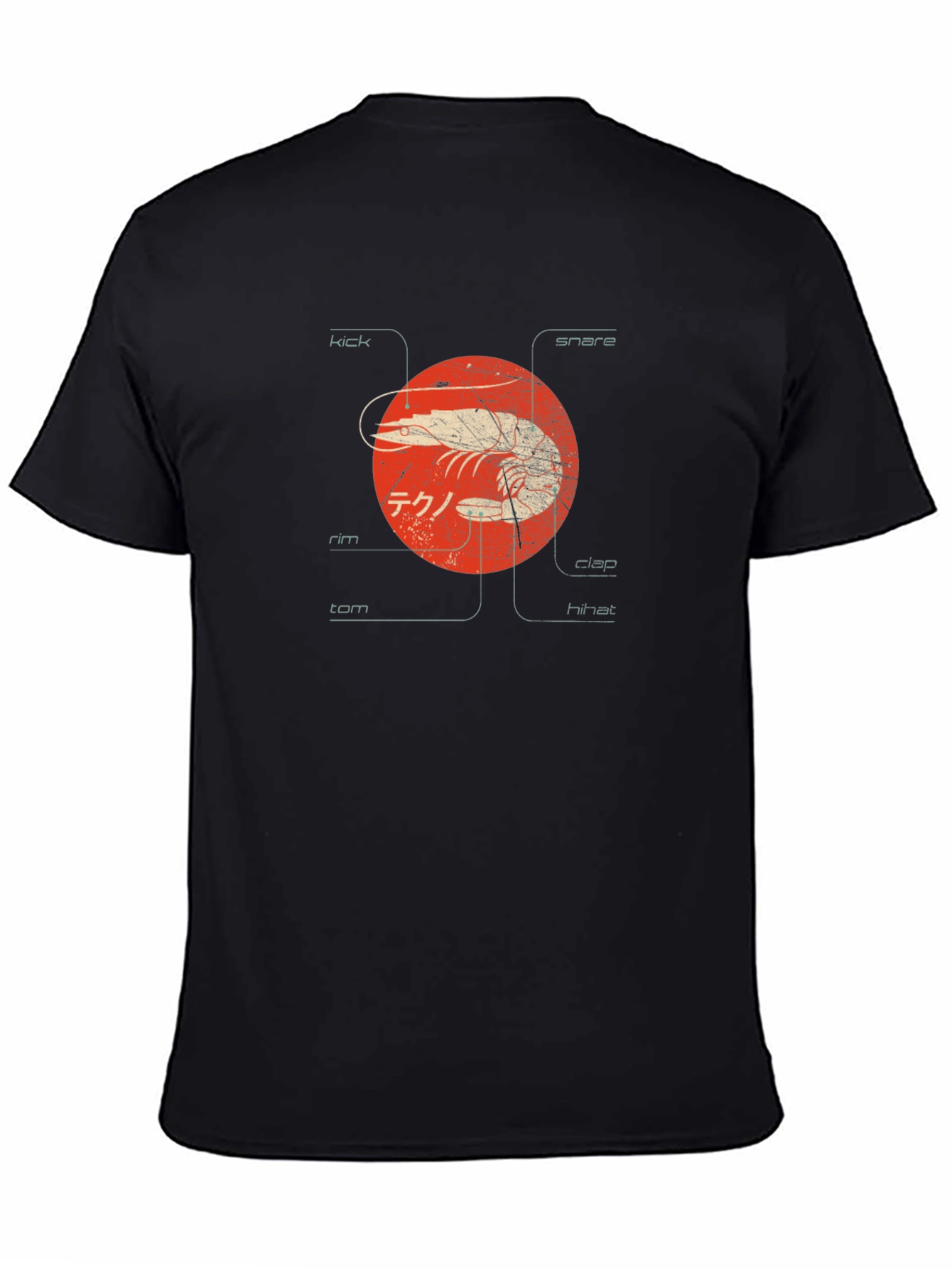 Shrimp Techno Graphic Tee