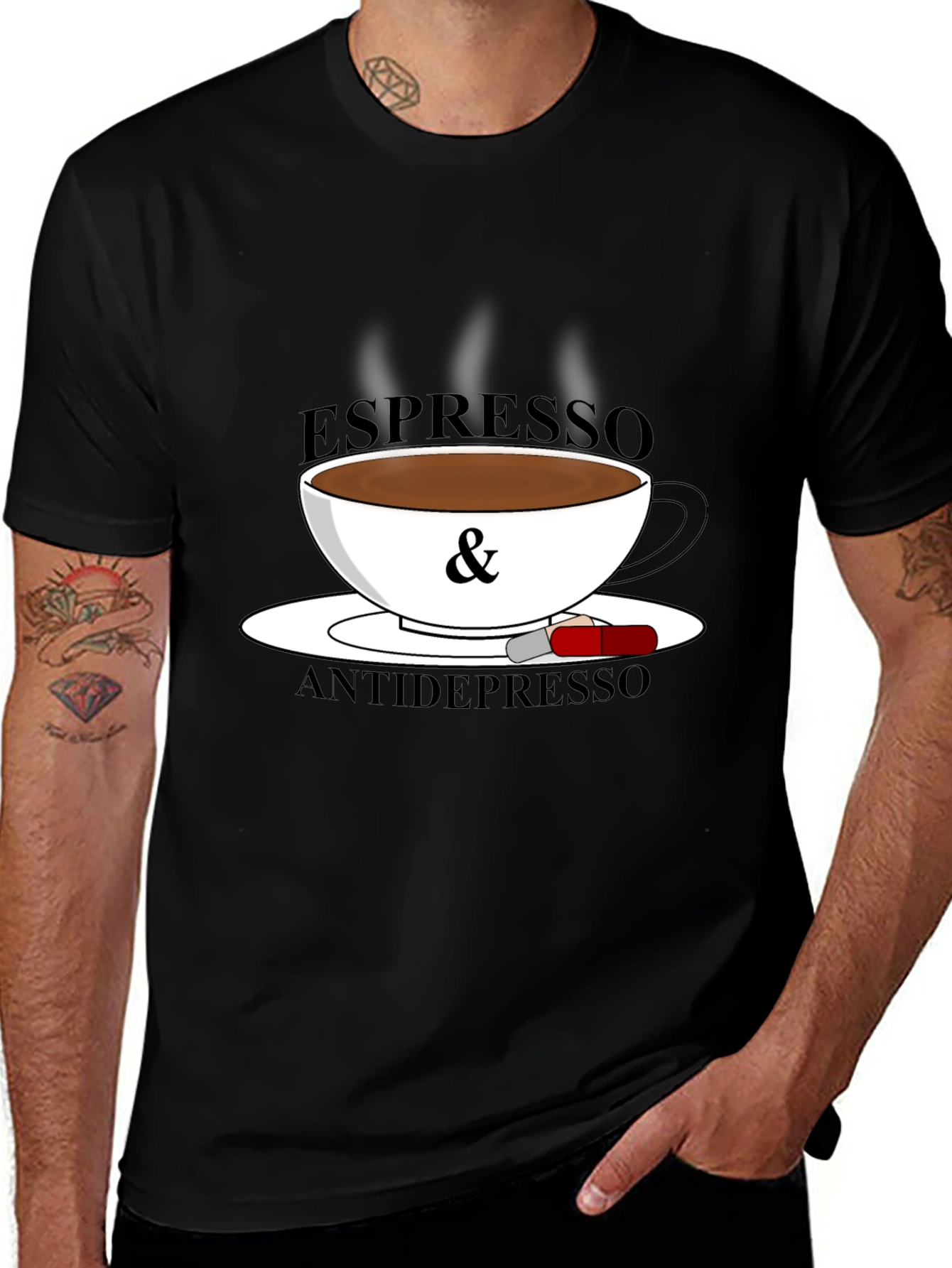 Espresso & Antidepressants Graphic T-Shirt