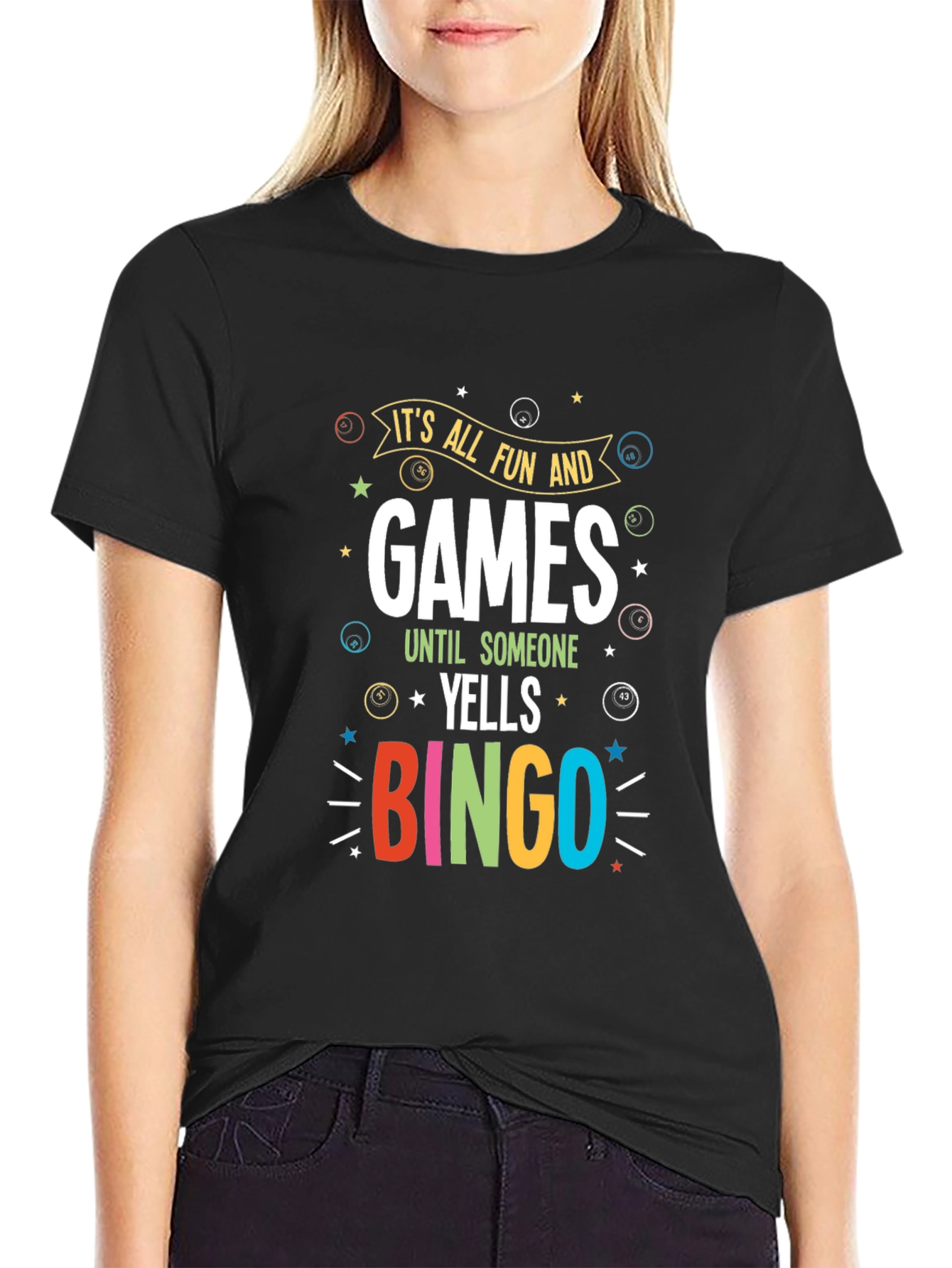 Bingo Fun T-Shirt - Its All Fun and Games