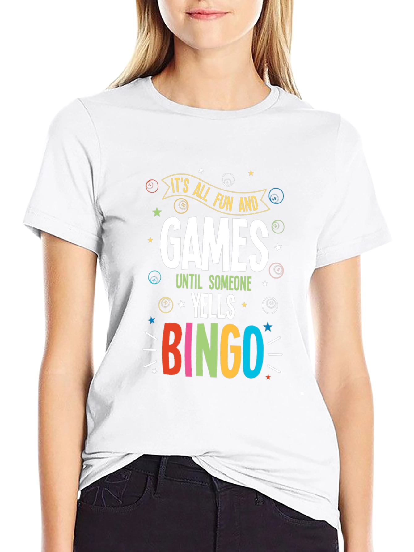 Bingo Fun T-Shirt - Its All Fun and Games