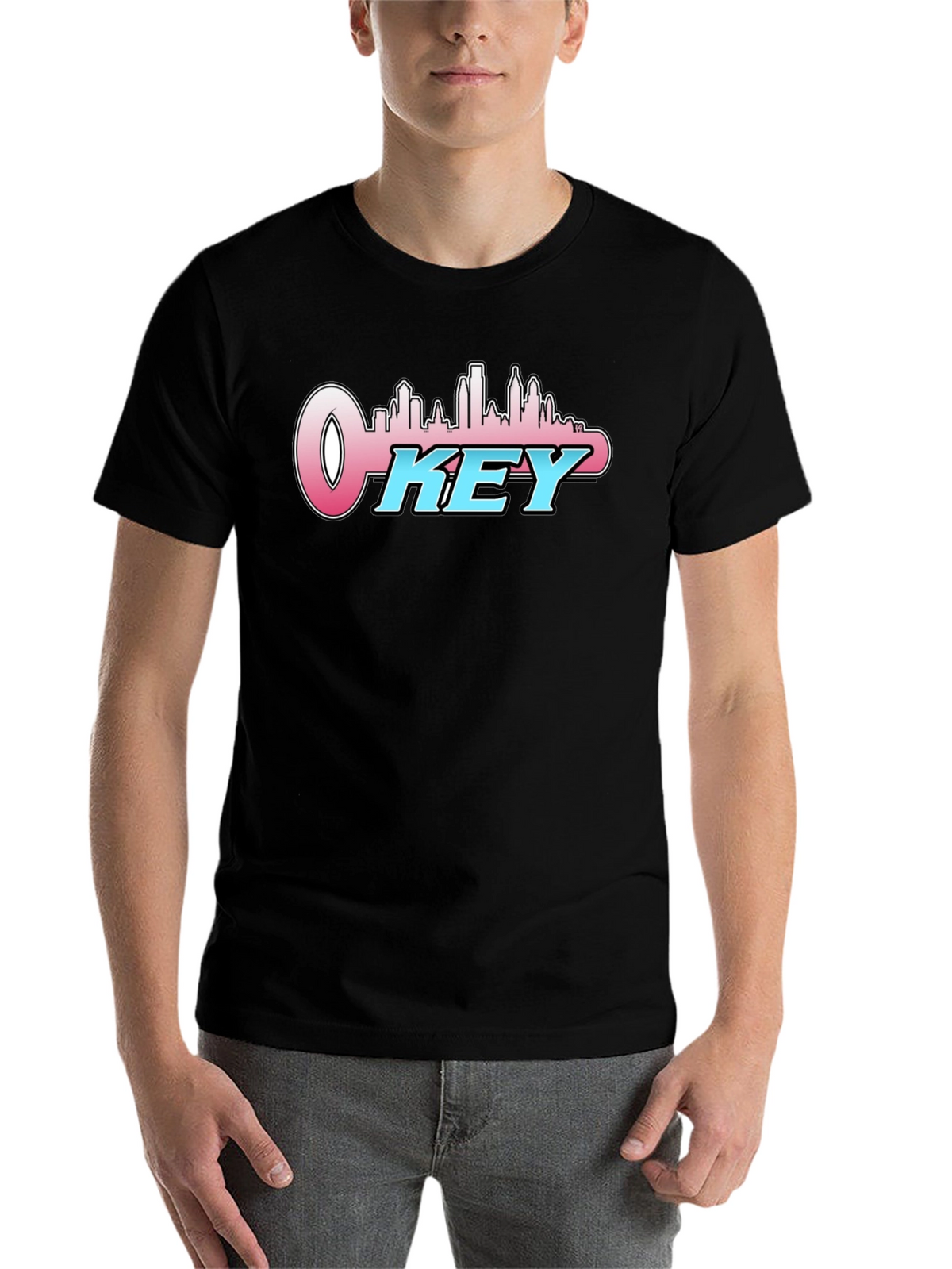 OKey City Skyline T-Shirt - Black