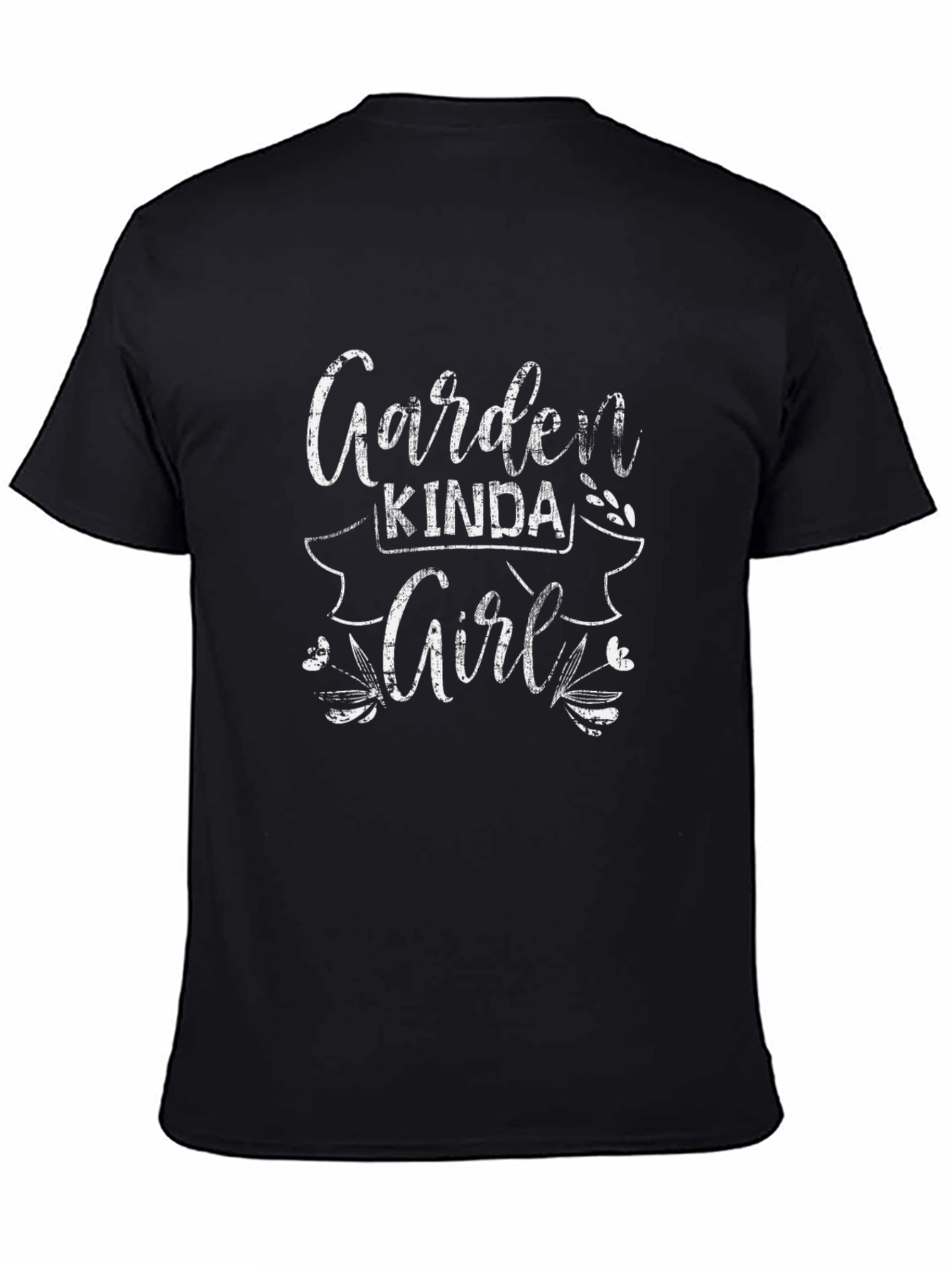 Garden Kinda Girl Black T-Shirt