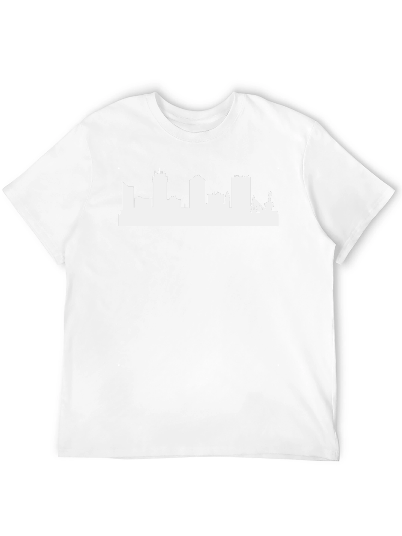 City Skyline Silhouette T-Shirt - Black