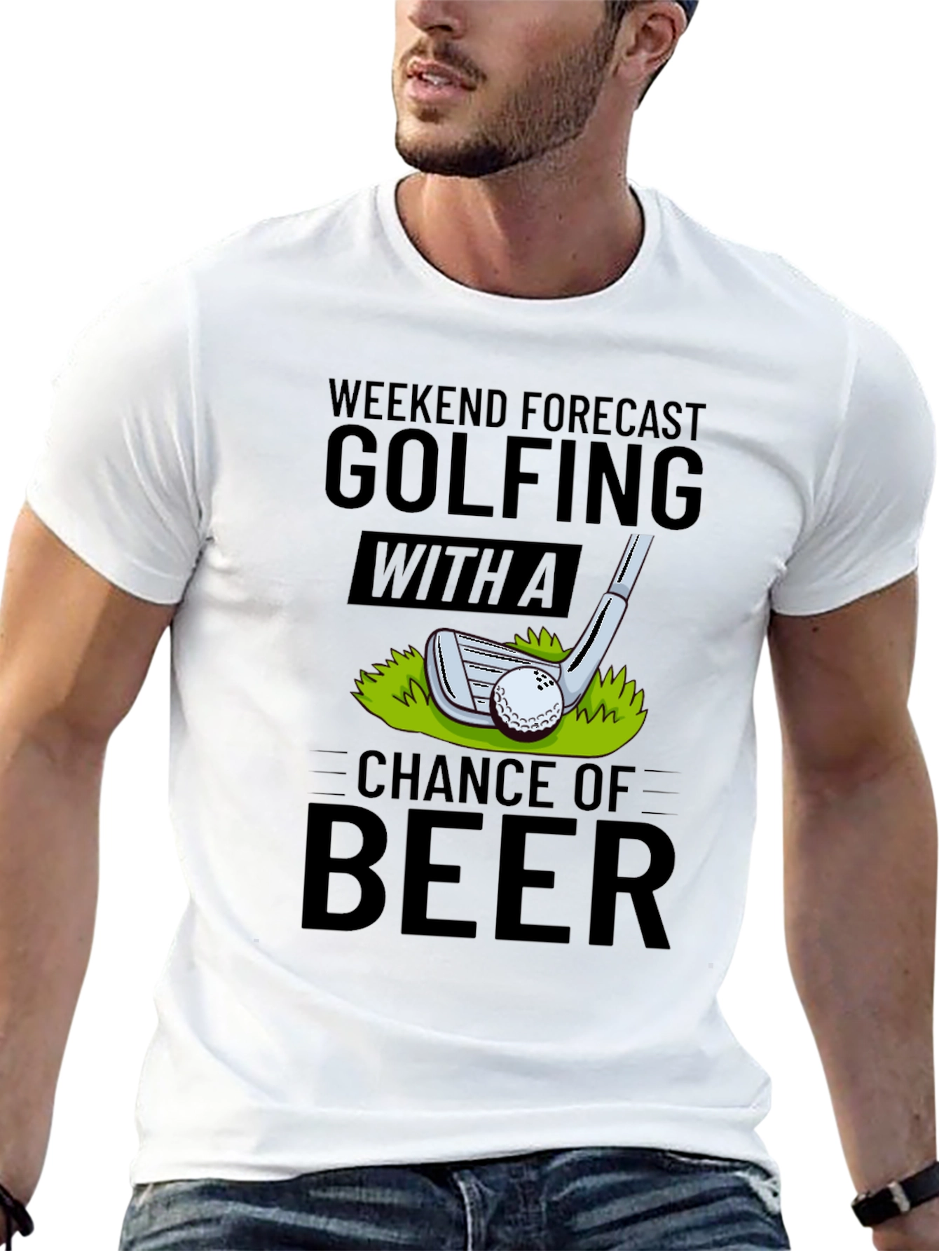 Golfing & Beer Forecast T-Shirt