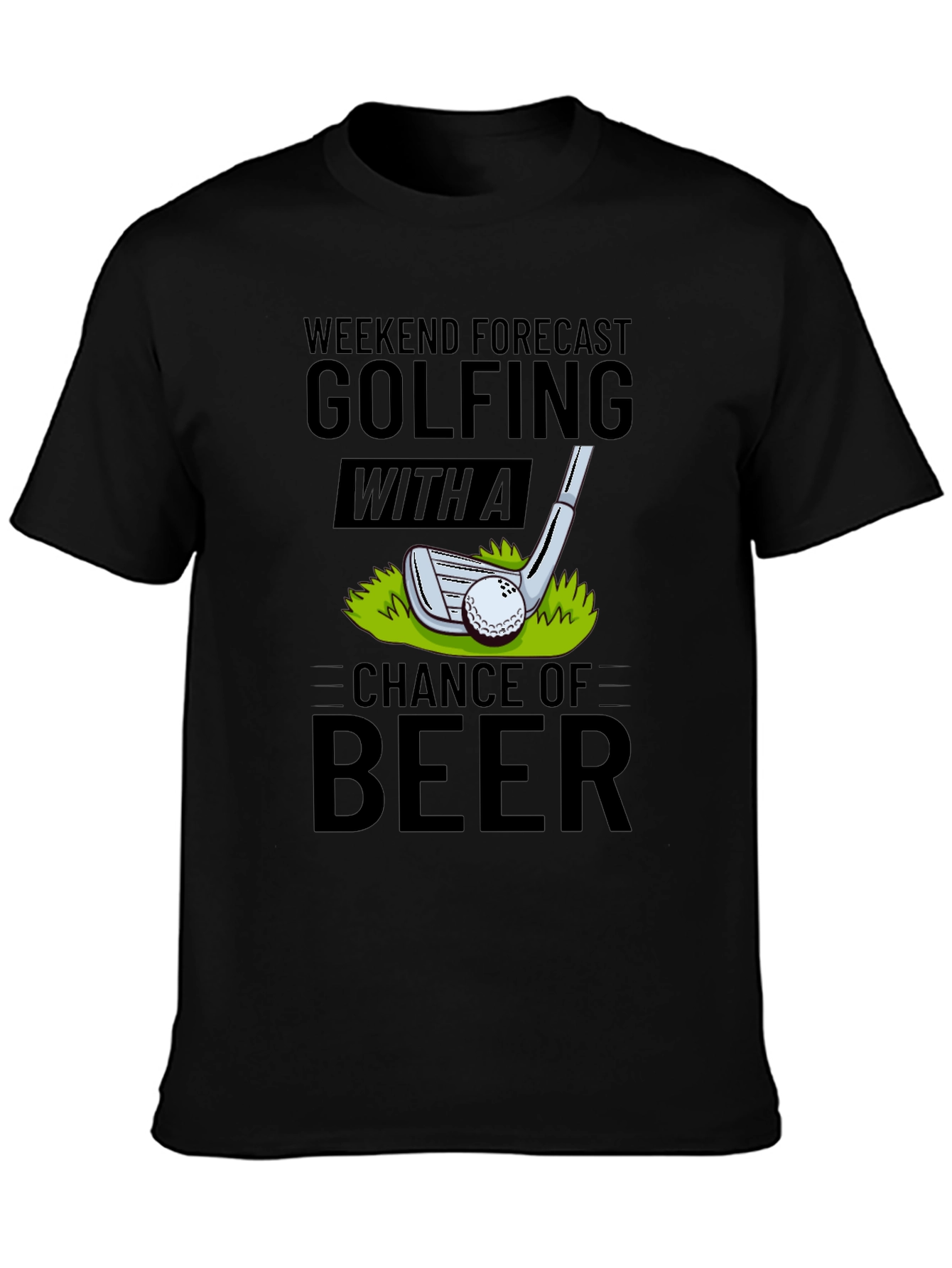 Golfing & Beer Forecast T-Shirt