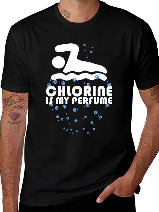 Chlorine is My Perfume Swimmer T-Shirt