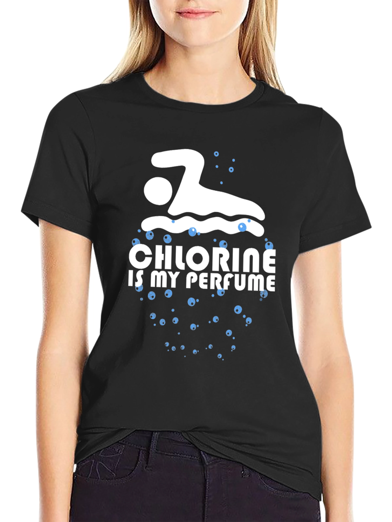 Chlorine is My Perfume Swimmer T-Shirt