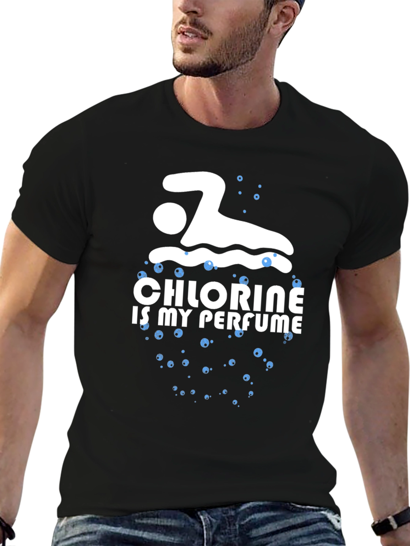 Chlorine is My Perfume Swimmer T-Shirt