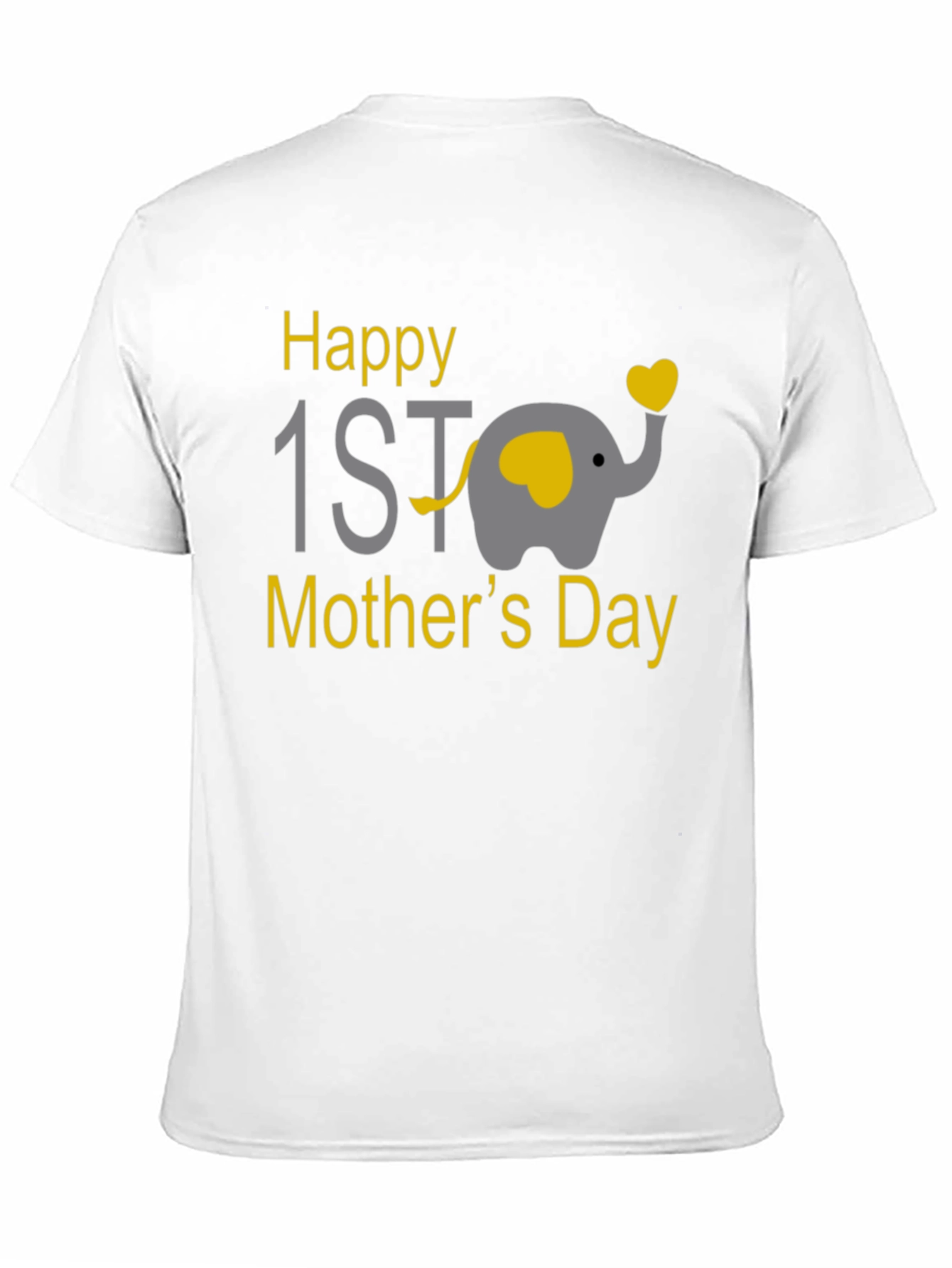 Happy 1st Mothers Day Elephant T-Shirt