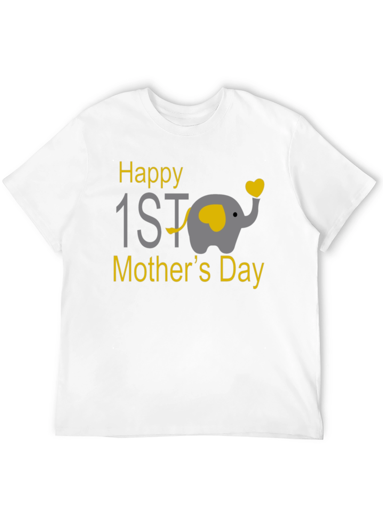 Happy 1st Mothers Day Elephant T-Shirt