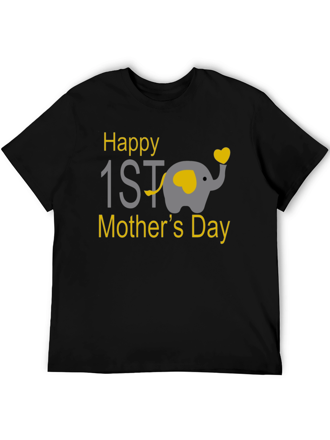 Happy 1st Mothers Day Elephant T-Shirt