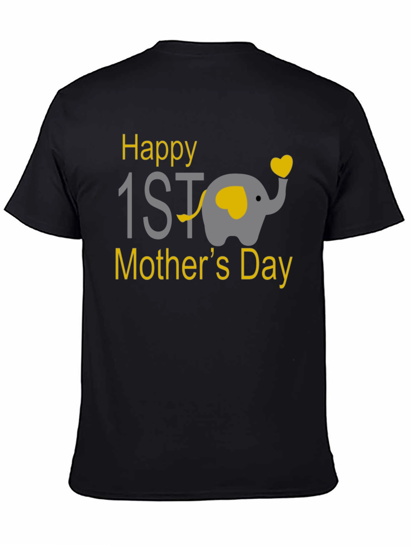 Happy 1st Mothers Day Elephant T-Shirt