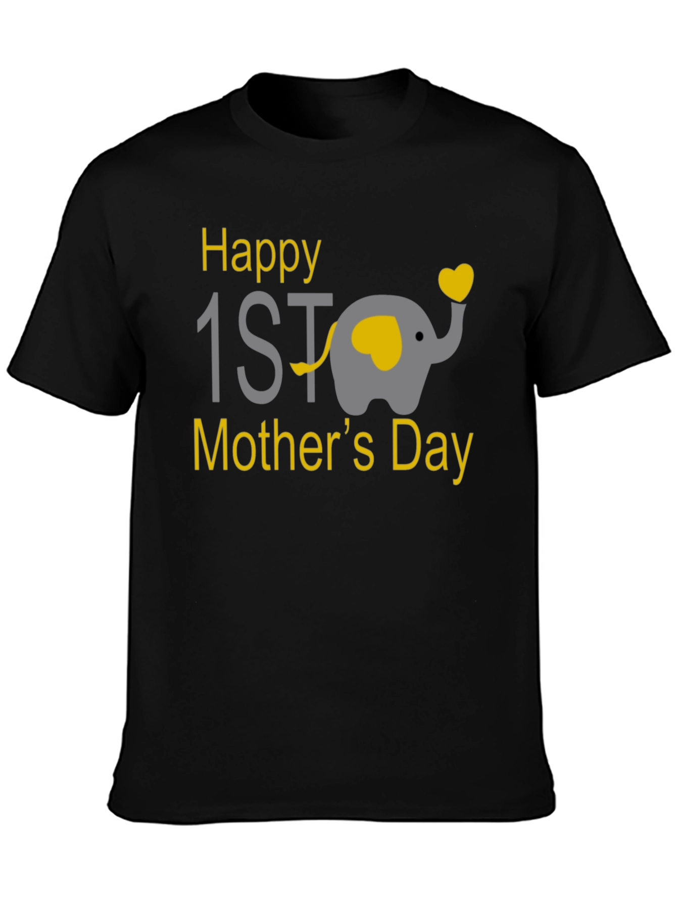 Happy 1st Mothers Day Elephant T-Shirt
