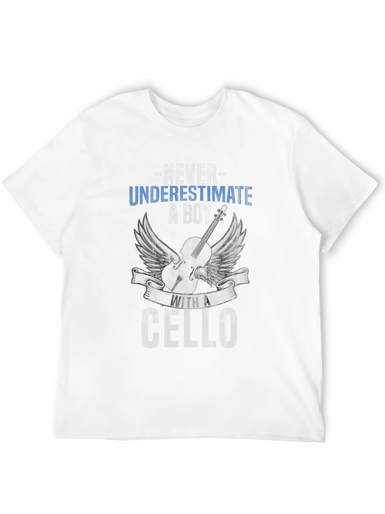 Never Underestimate A Boy With A Cello T-Shirt