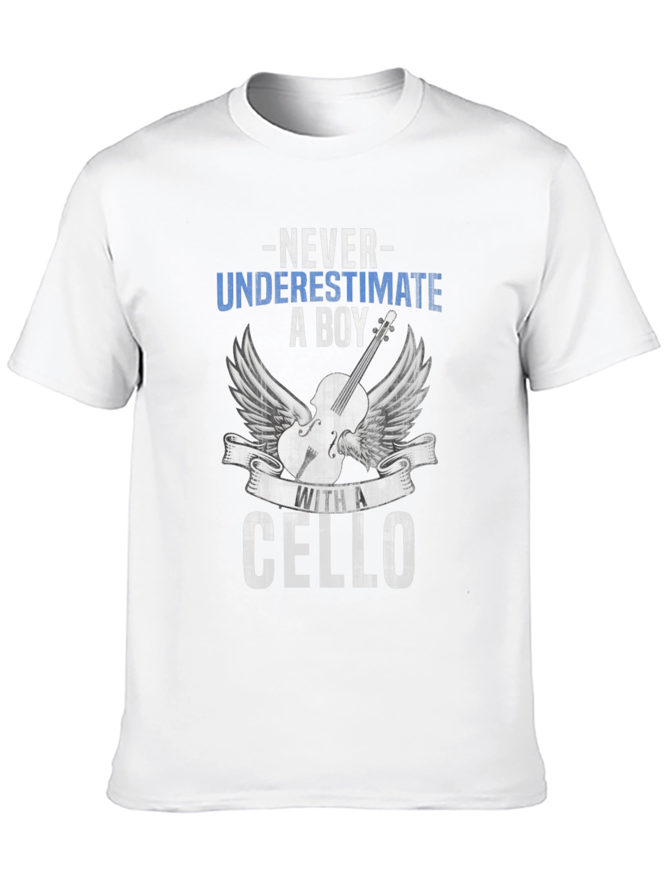Never Underestimate A Boy With A Cello T-Shirt