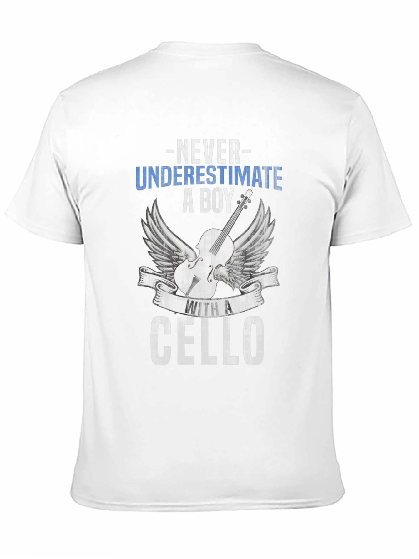 Never Underestimate A Boy With A Cello T-Shirt