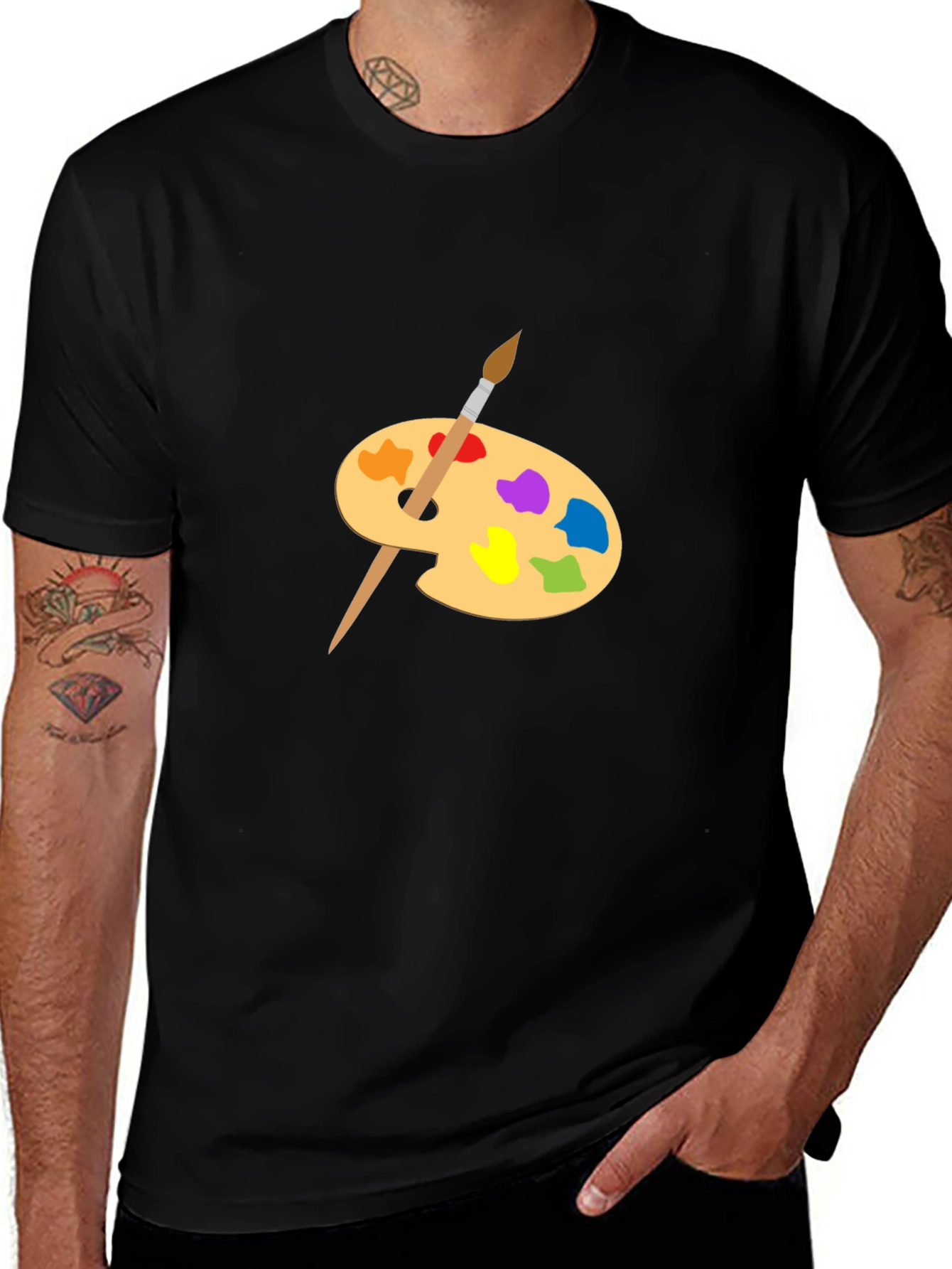 Artists Palette T-Shirt - Creative & Stylish