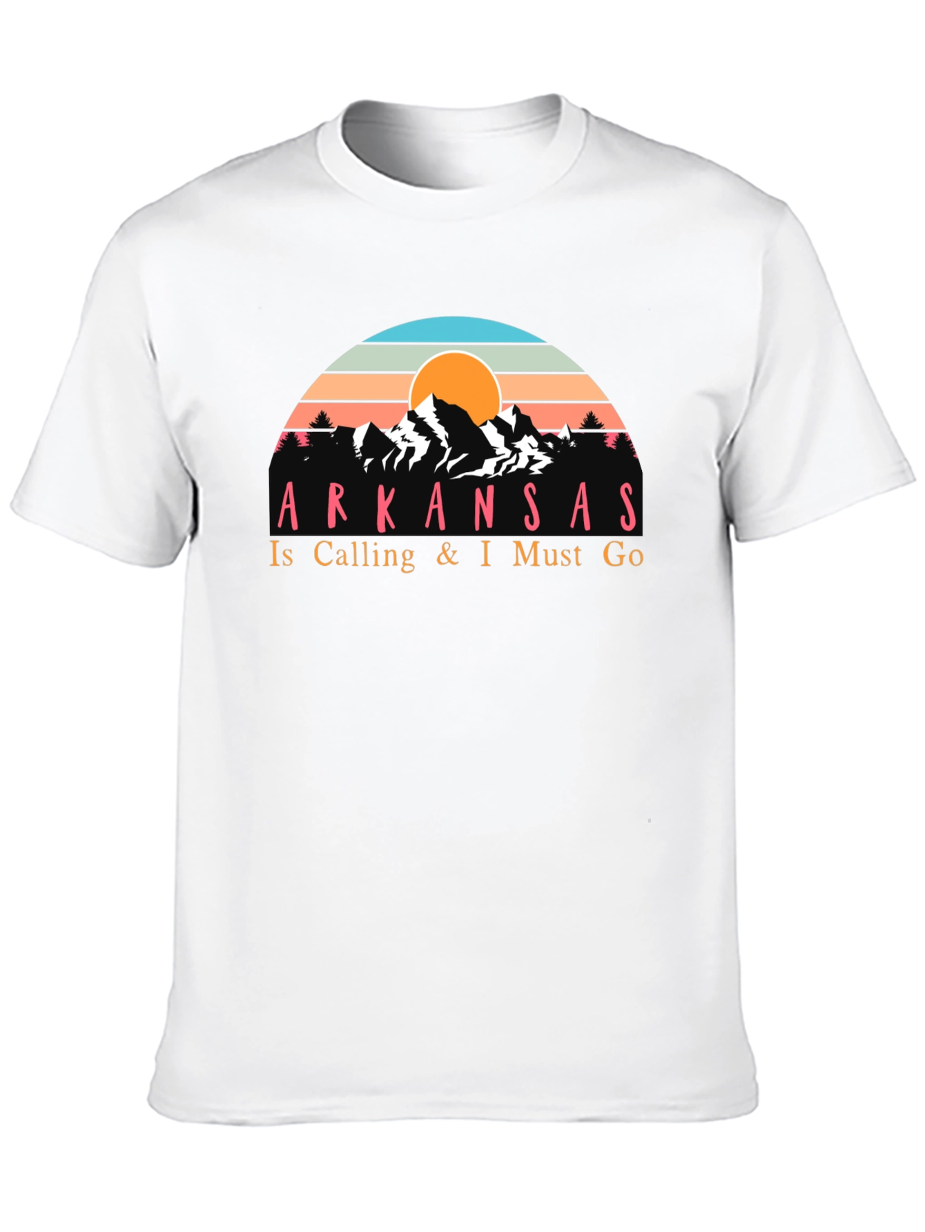 Arkansas Calling Mens Black T-Shirt