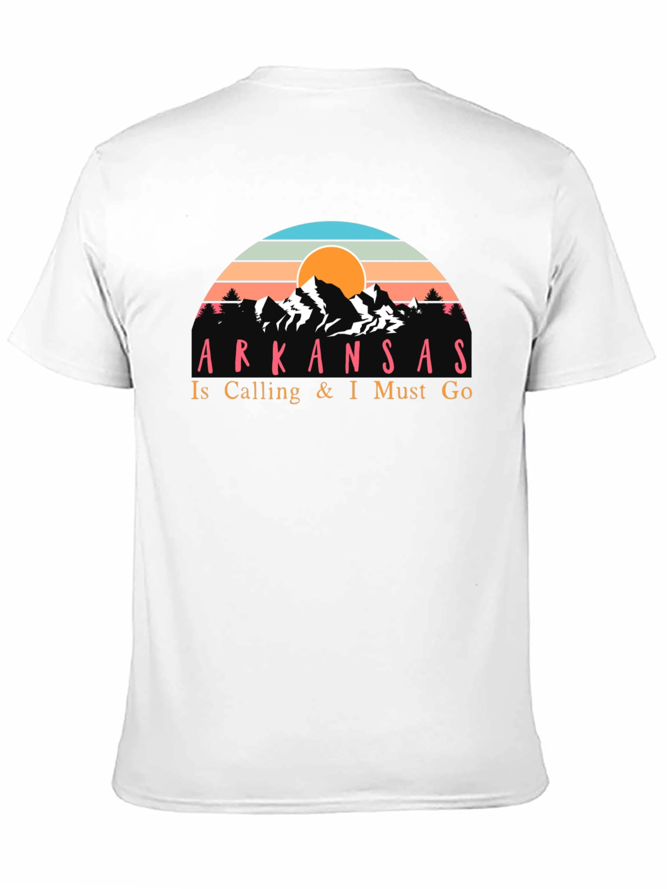 Arkansas Calling Mens Black T-Shirt