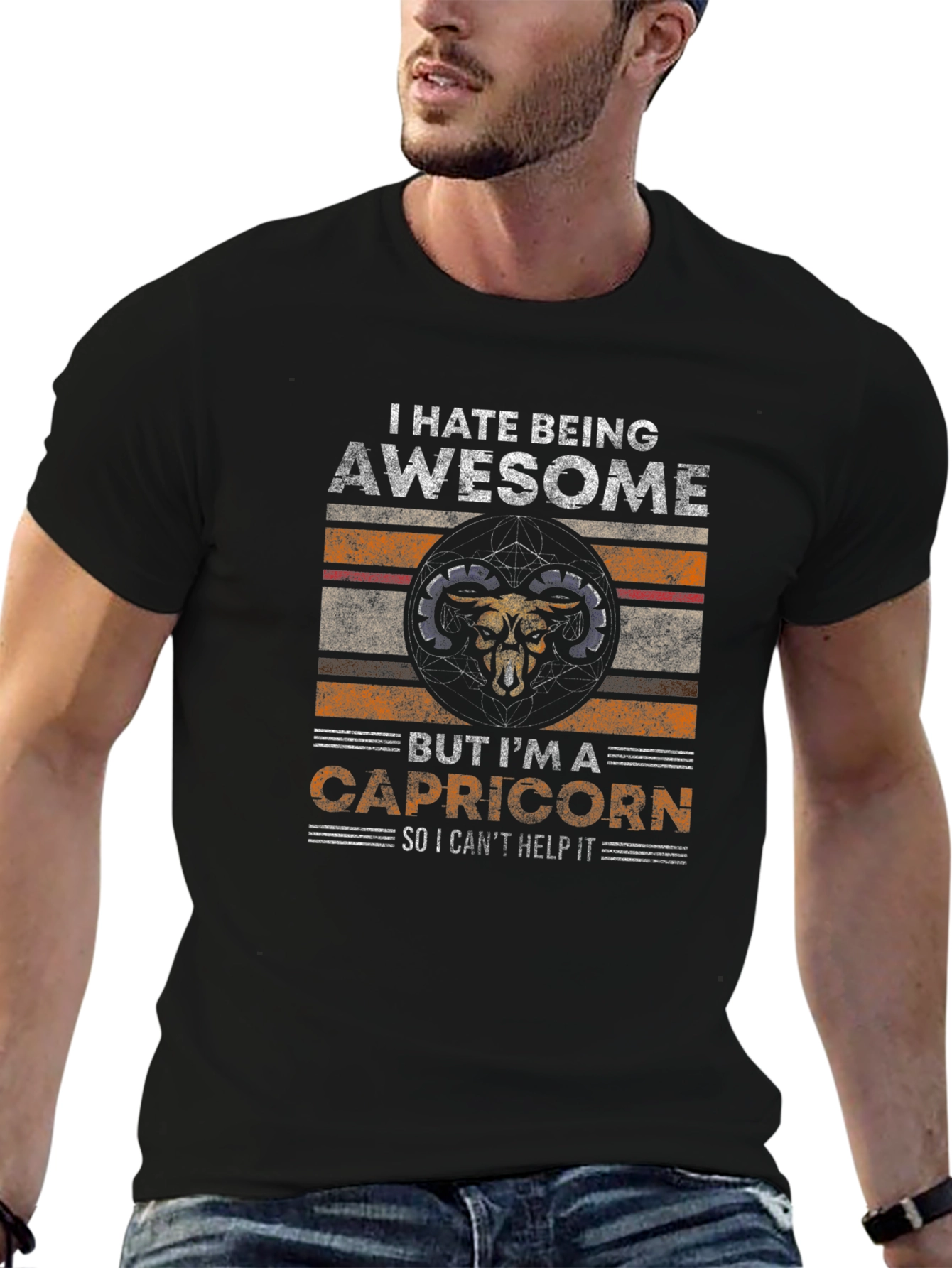 Awesome Capricorn Zodiac T-Shirt