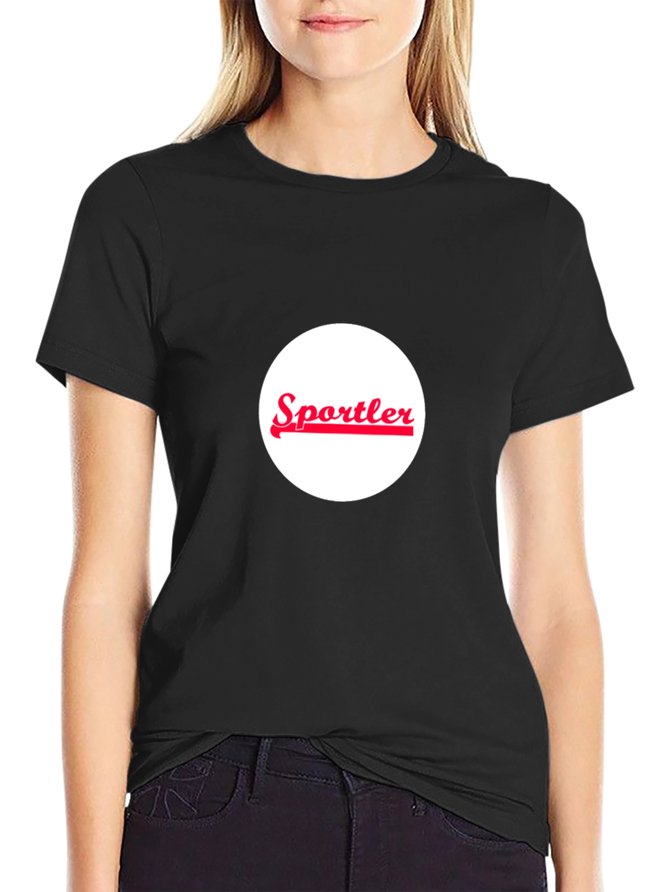 Sportler Logo Black T-Shirt