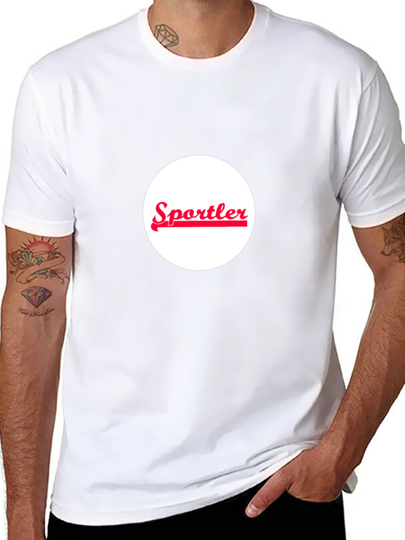 Sportler Logo Black T-Shirt