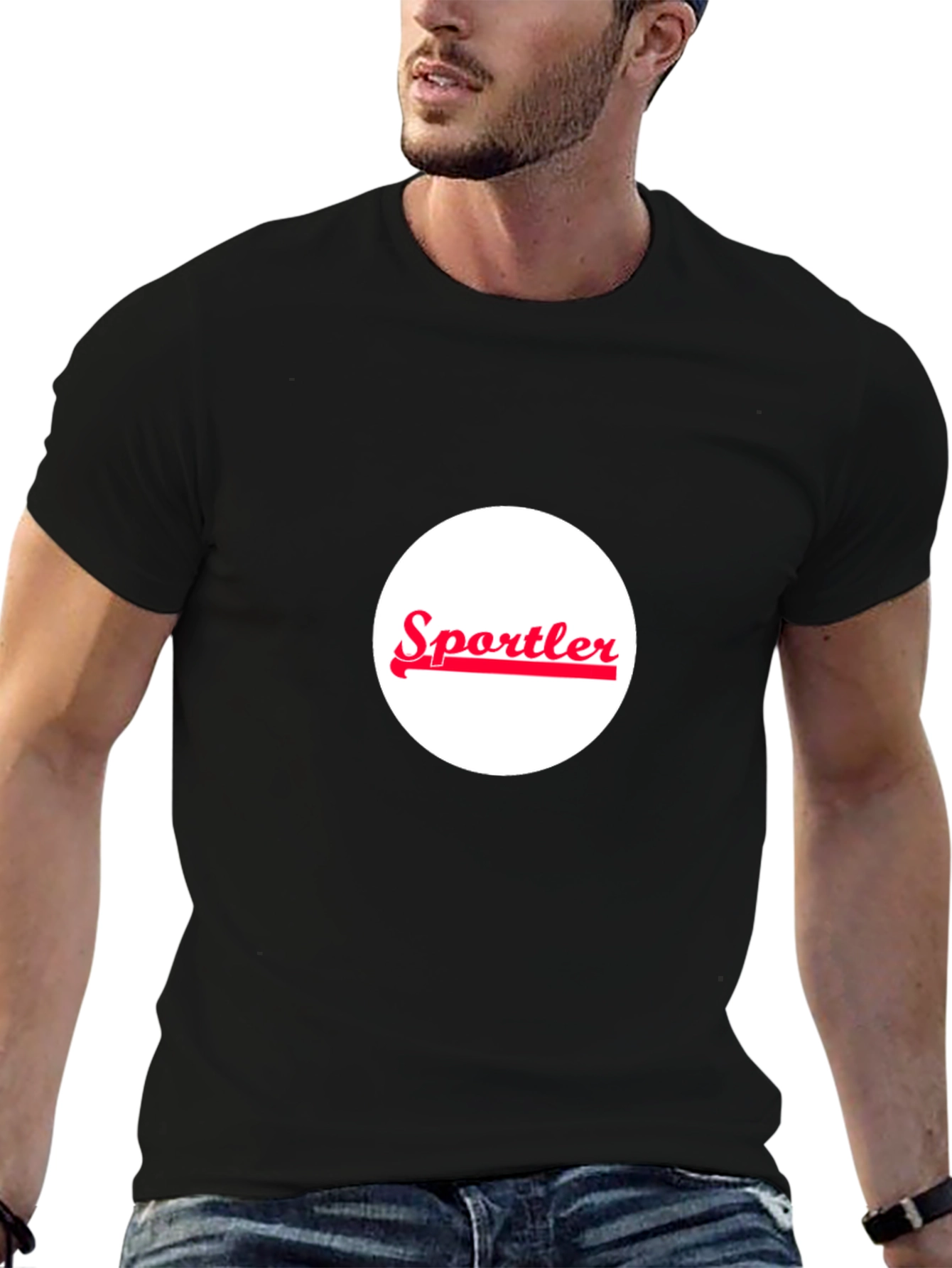 Sportler Logo Black T-Shirt