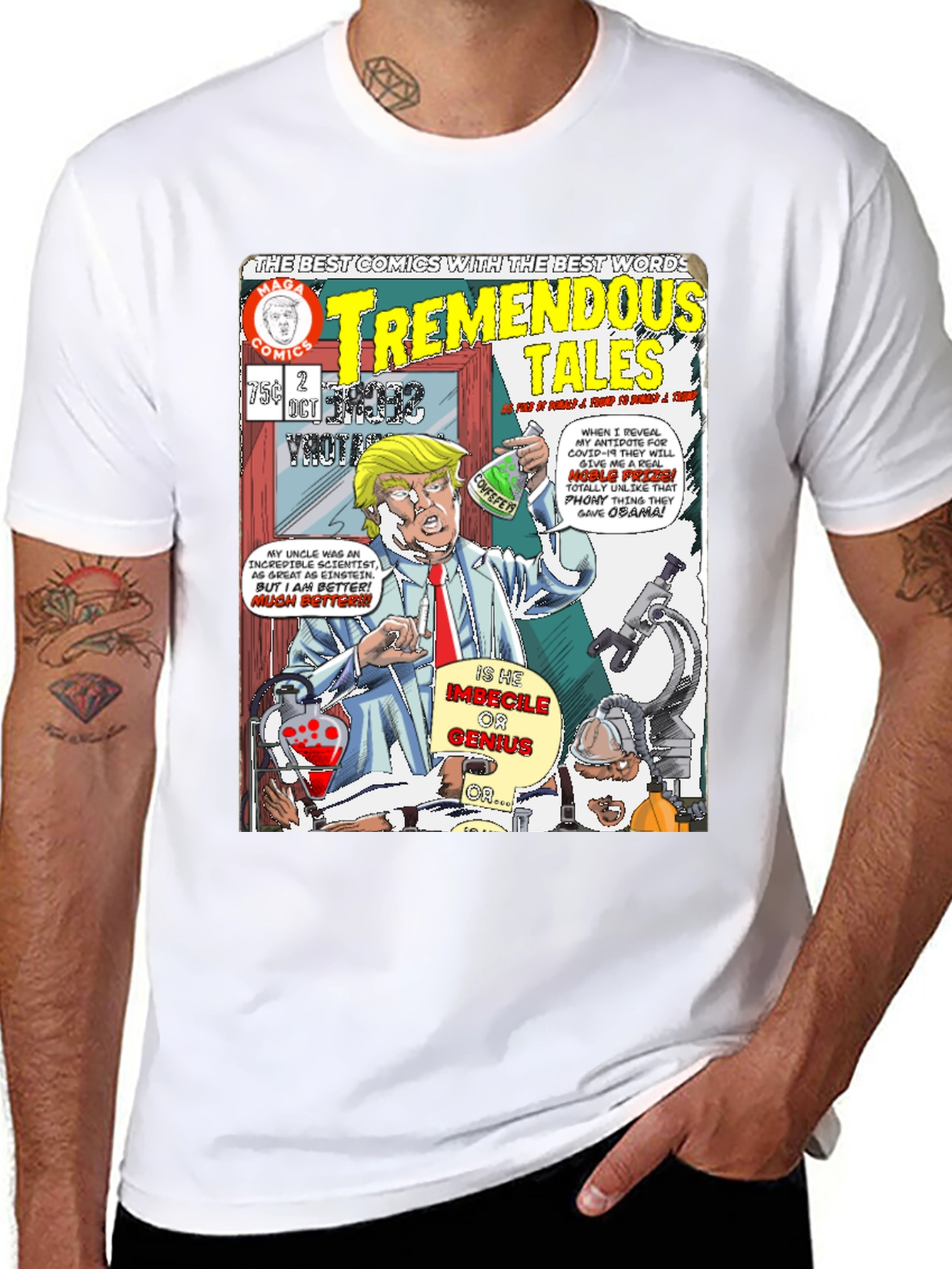 Tremendous Tales Trump Comic T-Shirt