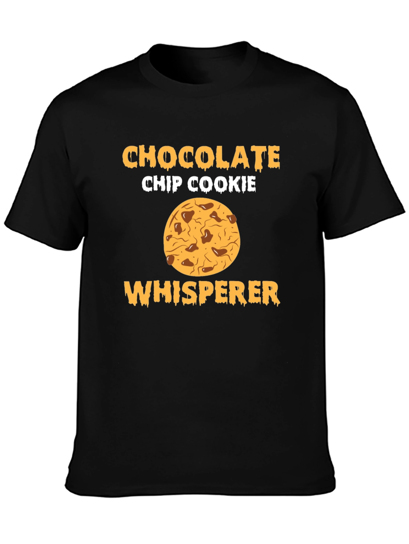Chocolate Chip Cookie Whisperer Black T-Shirt