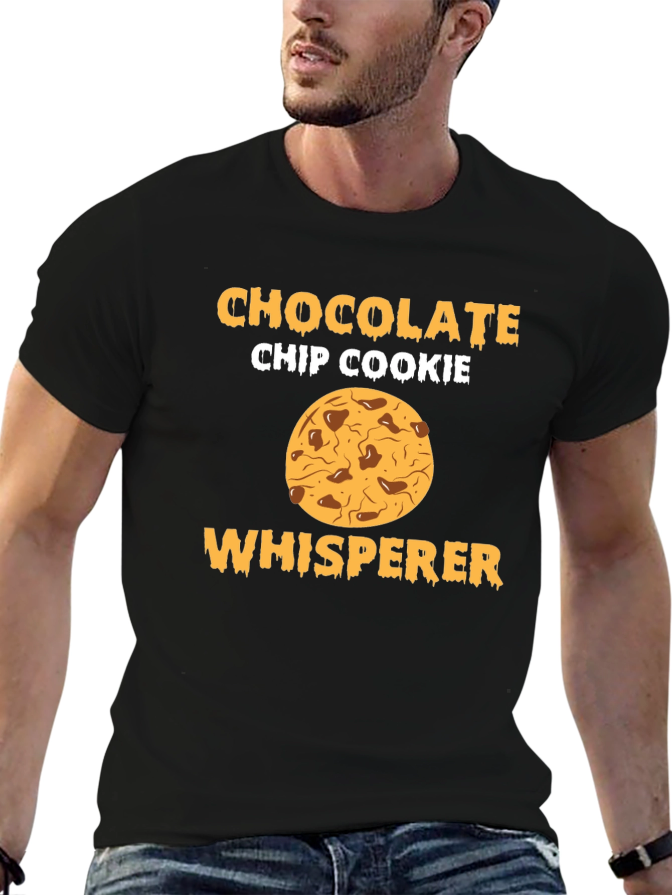 Chocolate Chip Cookie Whisperer Black T-Shirt
