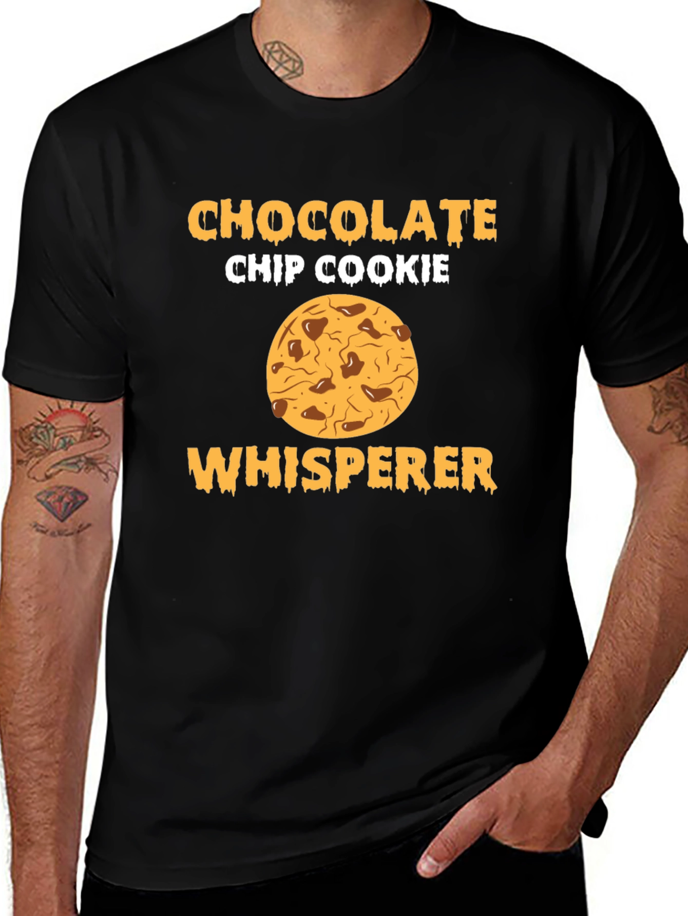 Chocolate Chip Cookie Whisperer Black T-Shirt