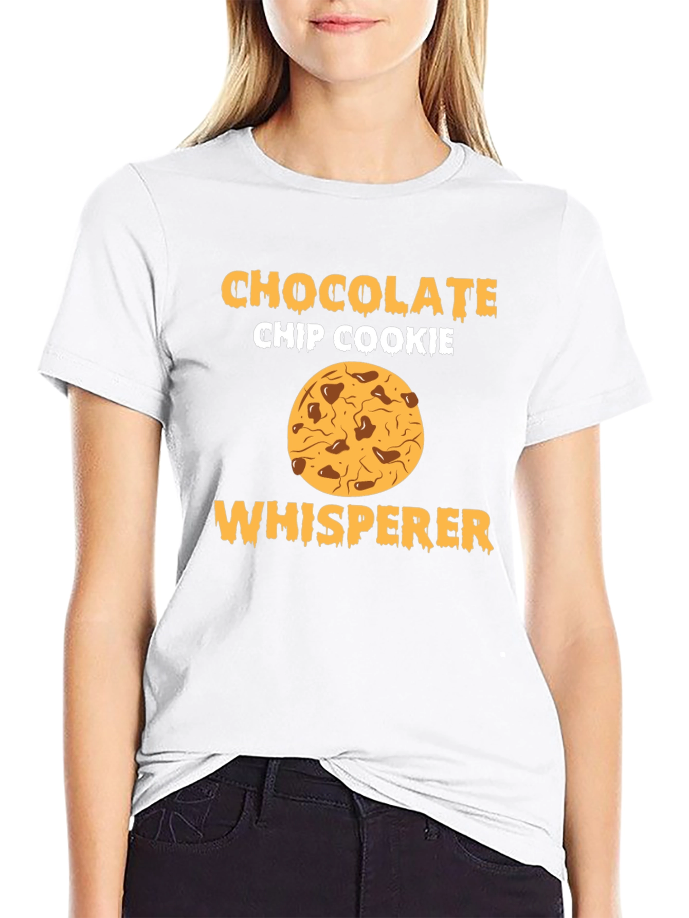 Chocolate Chip Cookie Whisperer Black T-Shirt