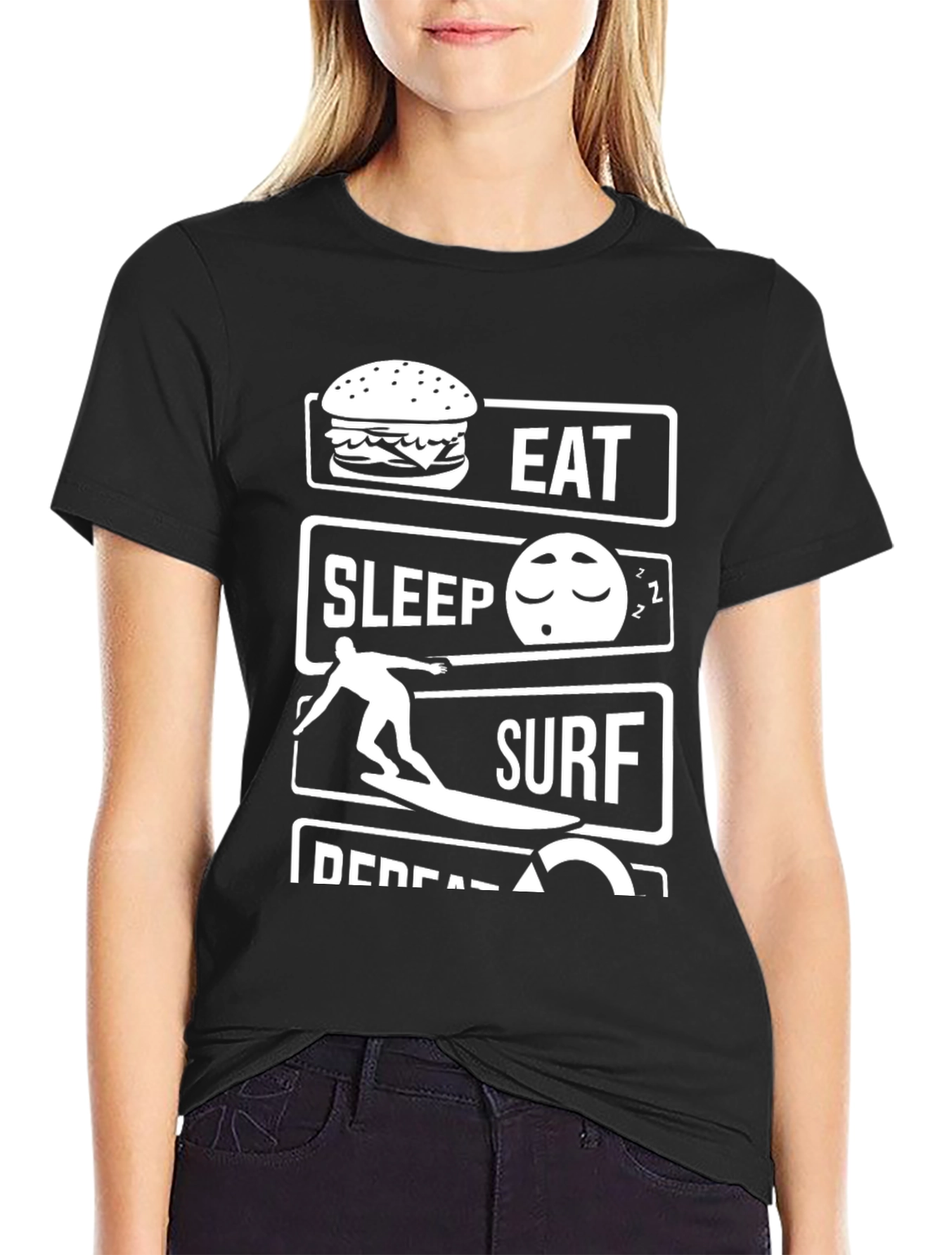 Eat Sleep Surf Repeat T-Shirt