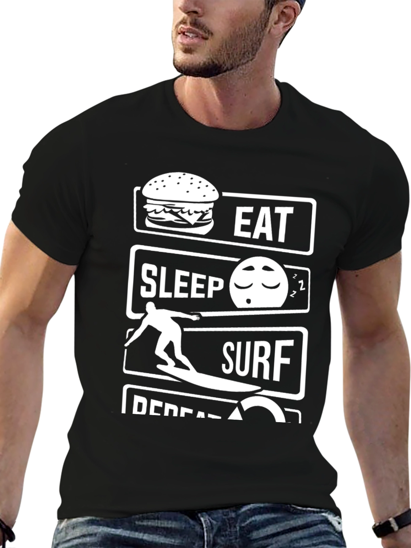 Eat Sleep Surf Repeat T-Shirt